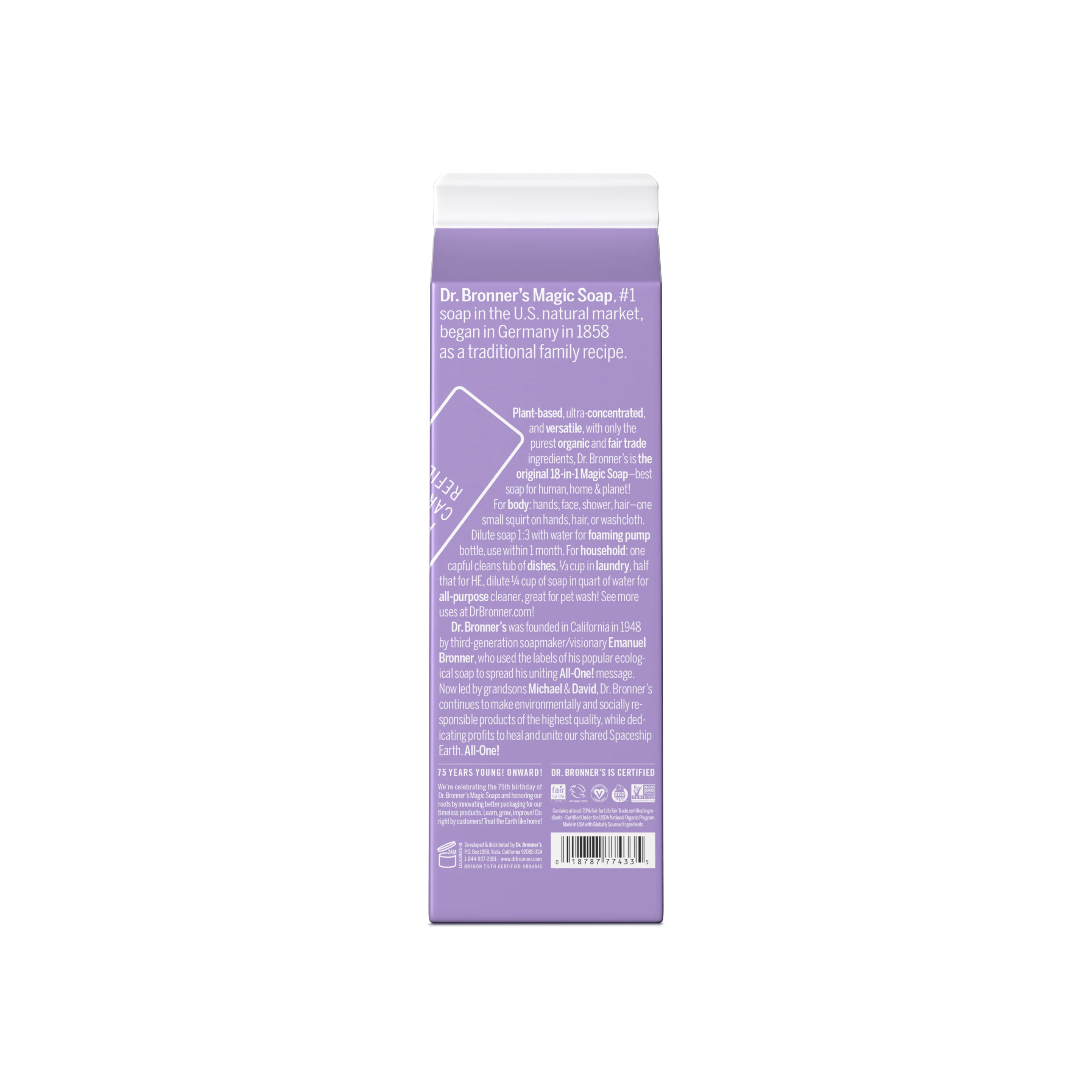 Pure-Castile Liquid Soap Refill Carton - Image 4