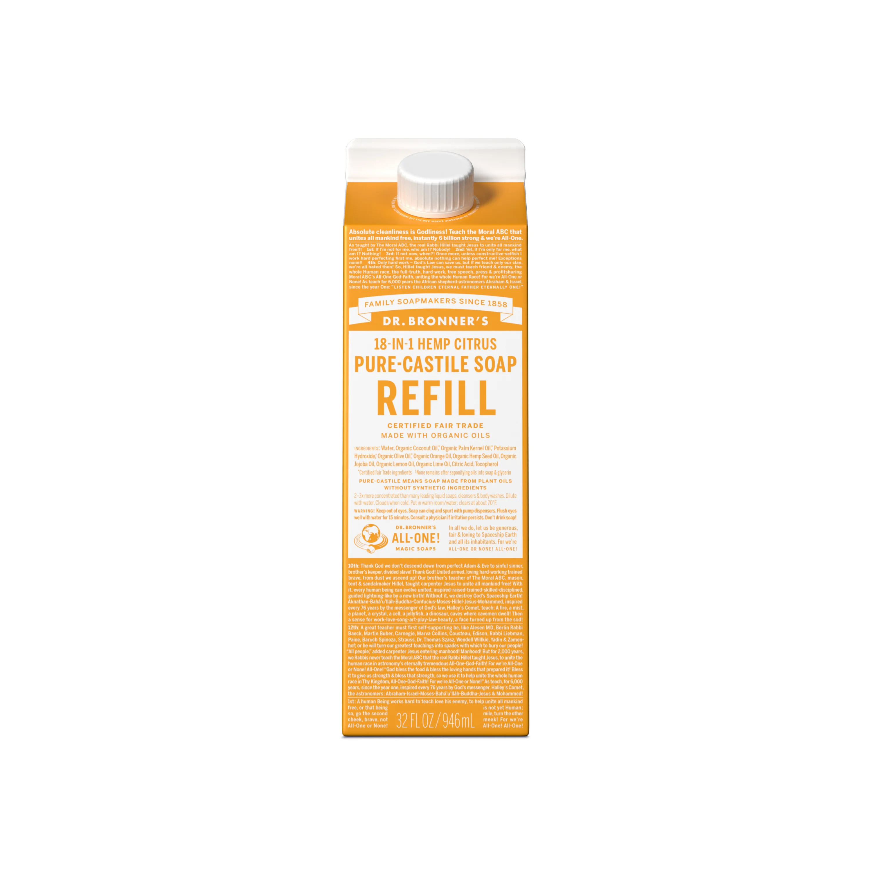 Pure-Castile Liquid Soap Refill Carton - Image 6