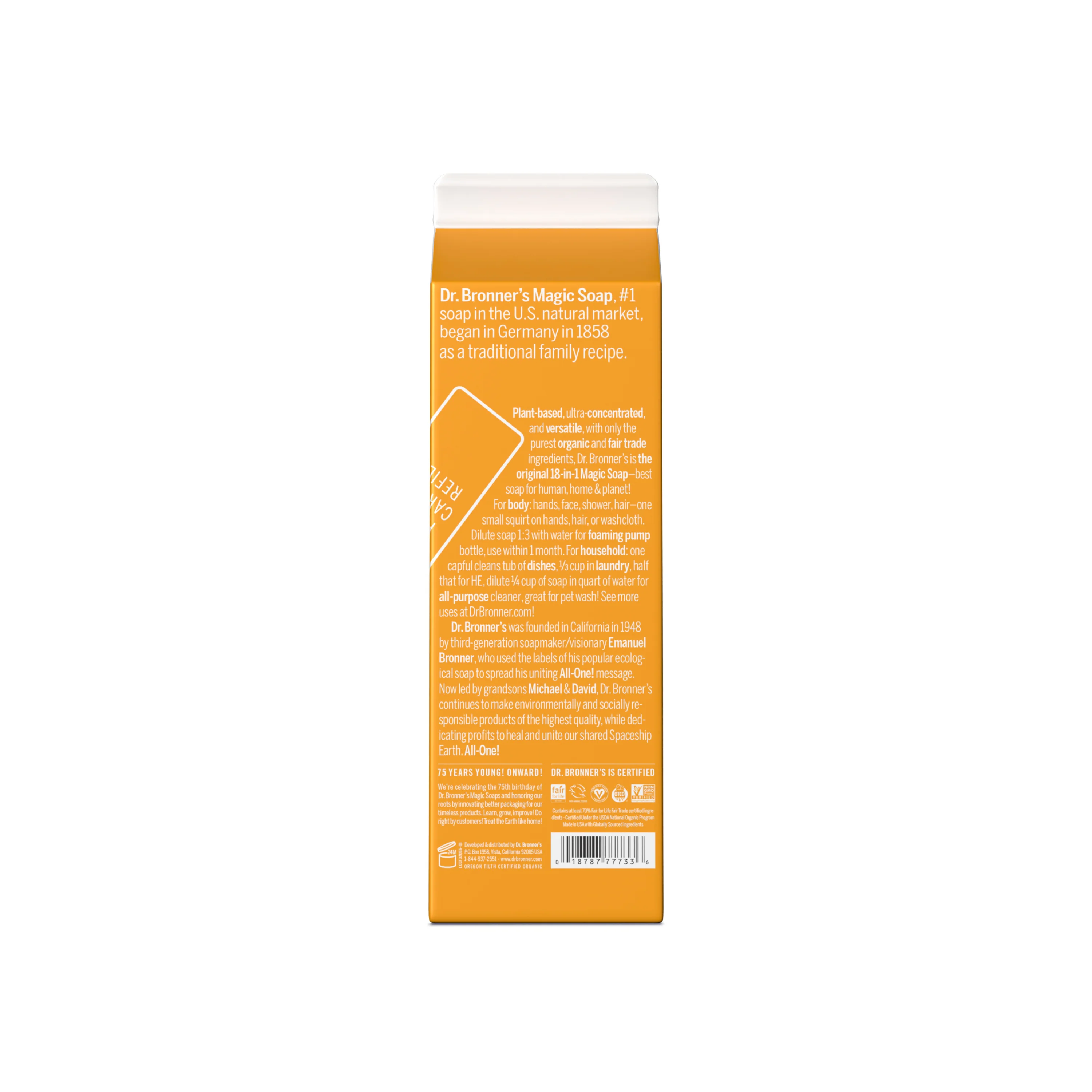 Pure-Castile Liquid Soap Refill Carton - Image 7