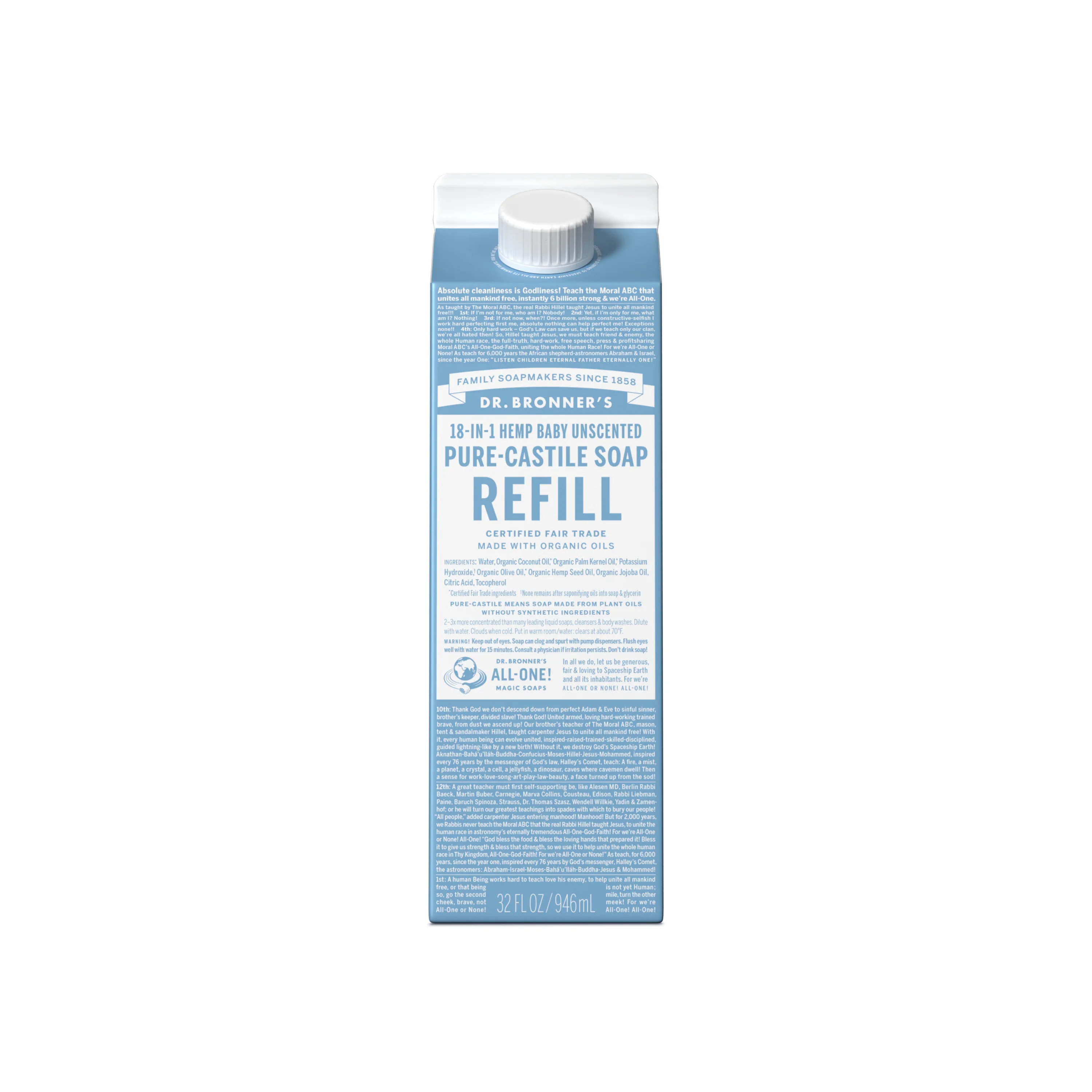 Pure-Castile Liquid Soap Refill Carton - Image 9