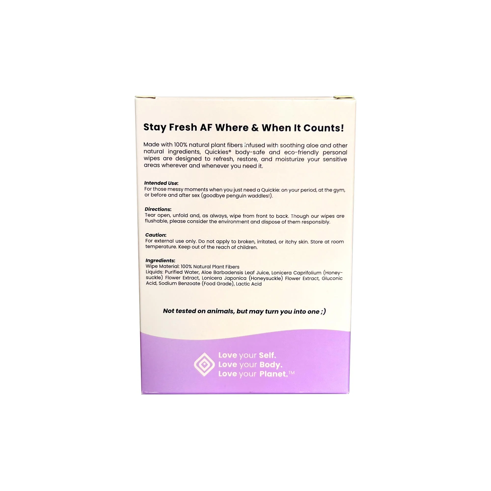 Quickies Intimate Wipes - Image 2
