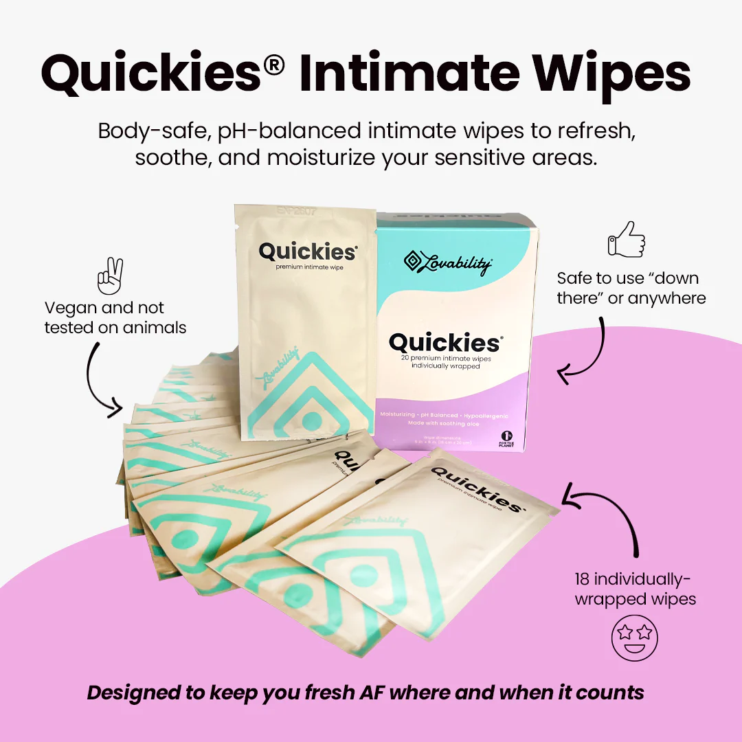 Quickies Intimate Wipes - Image 9