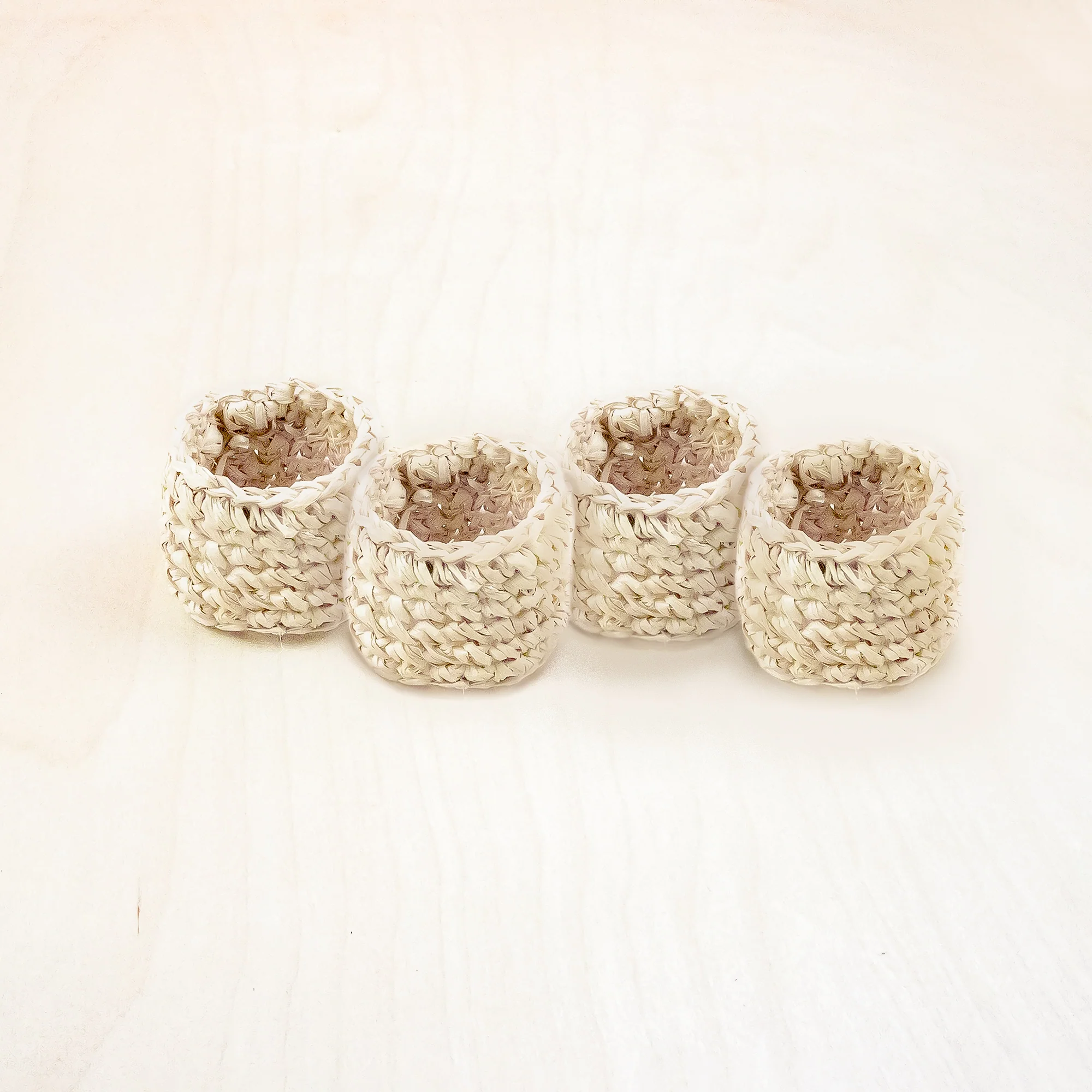 Raffia Napkin Rings, set of 4 - Image 3