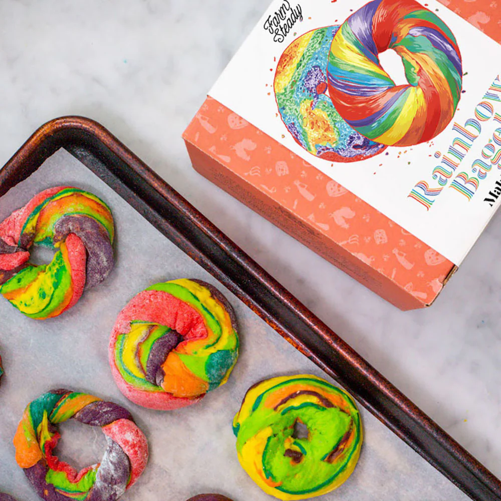 Rainbow Bagel Making Kit - Image 3