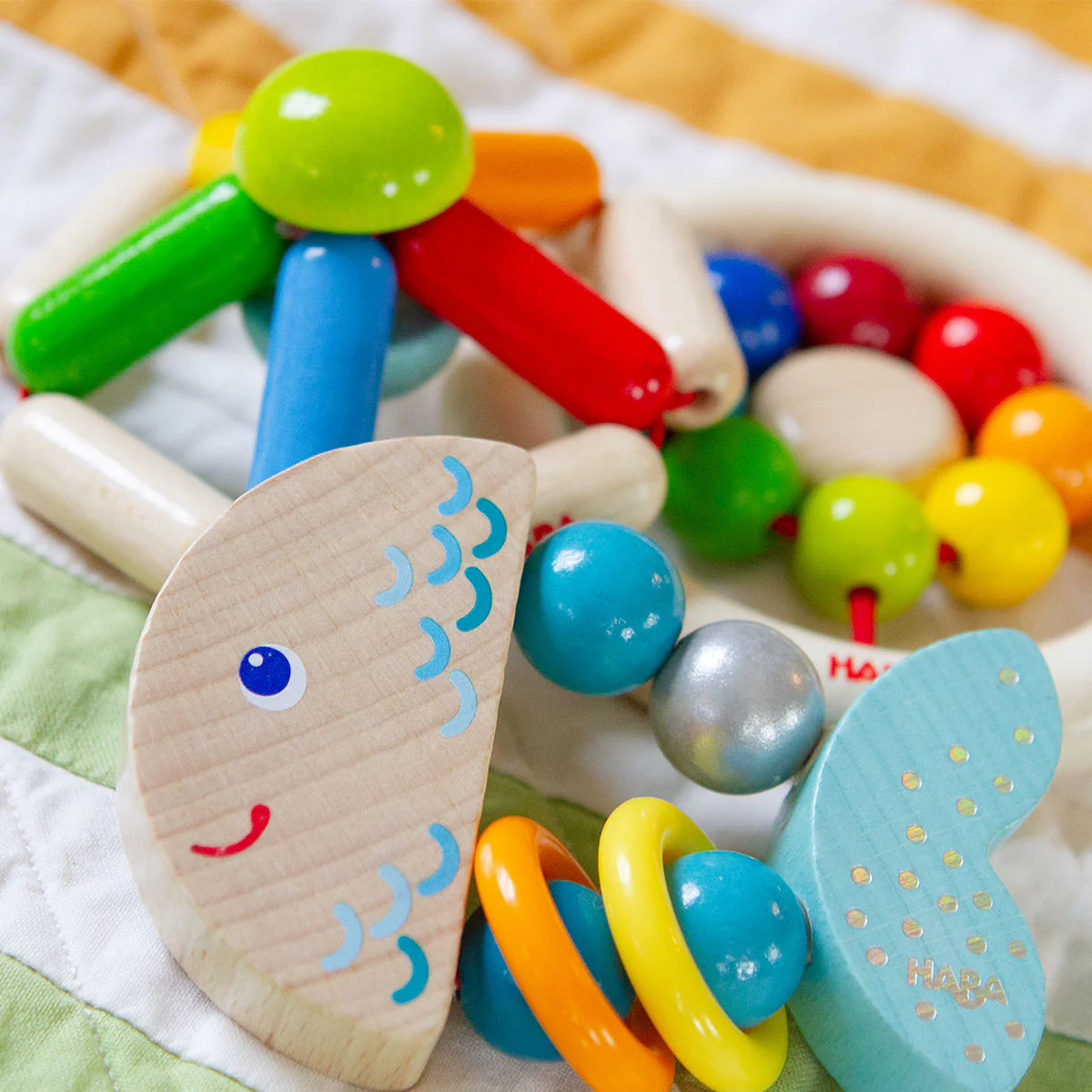 Rattlefish Wooden Baby Rattle - Image 5