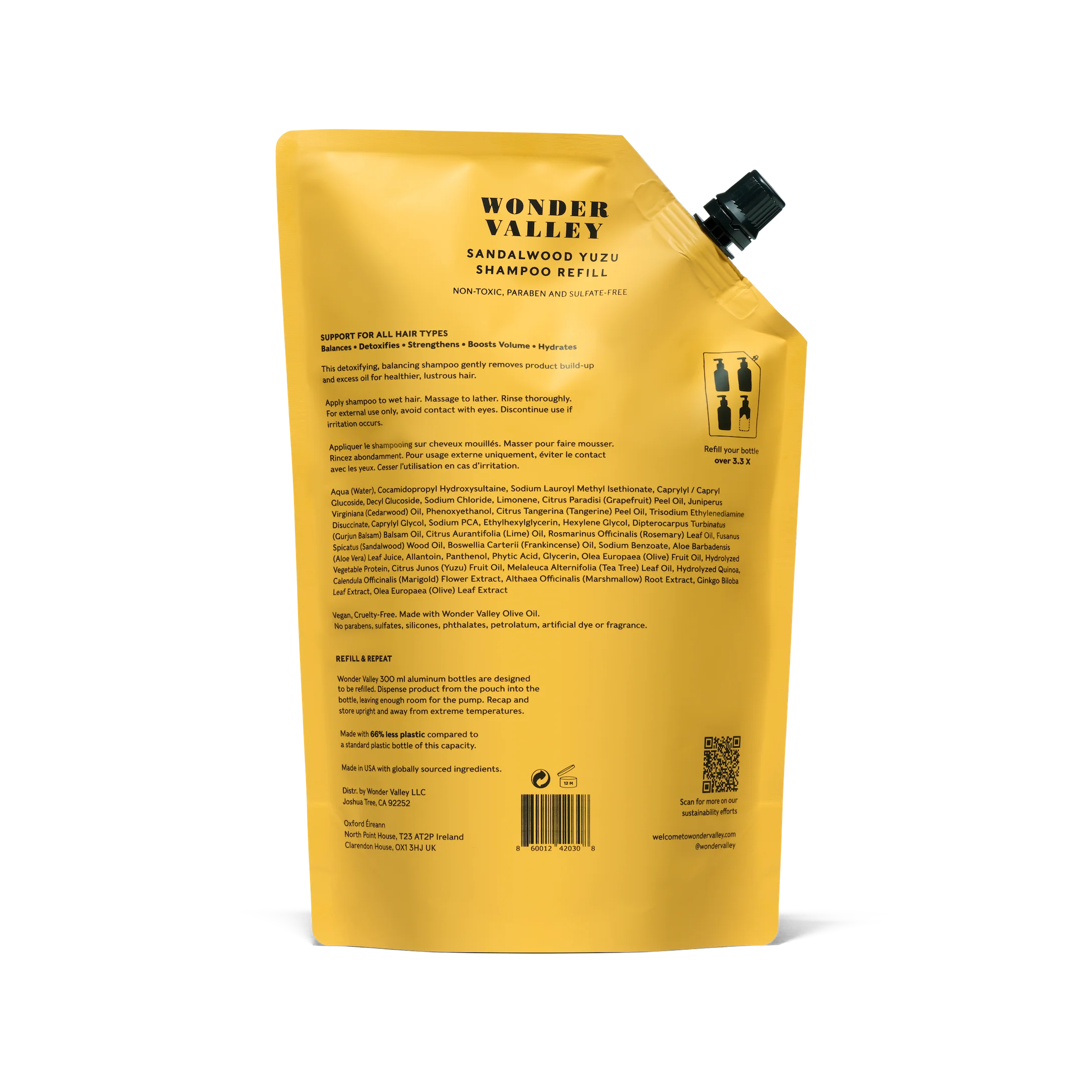 Refill Sandalwood Yuzu Shampoo - Image 3