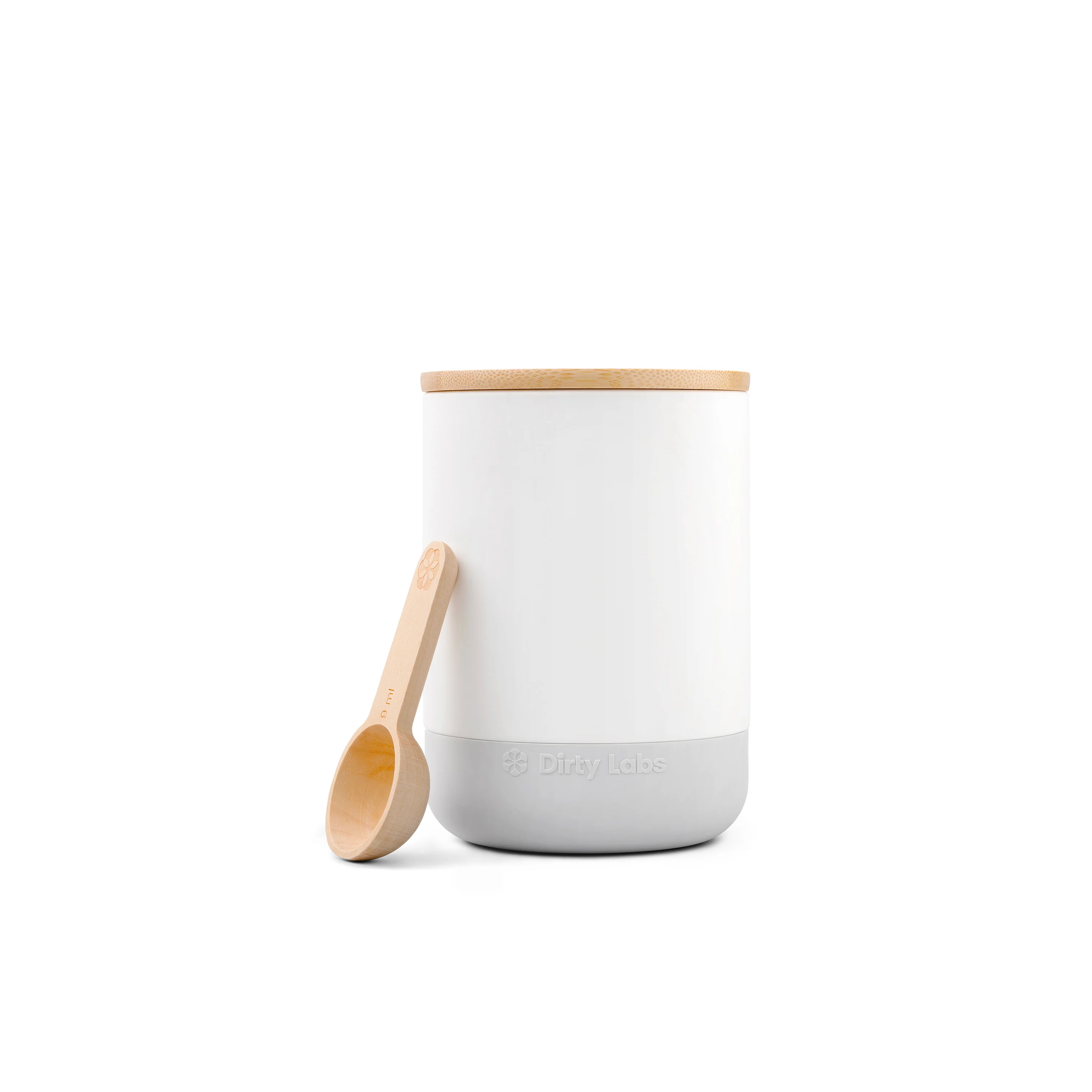 Refillable Ceramic Canister with Bamboo Lid - Image 2
