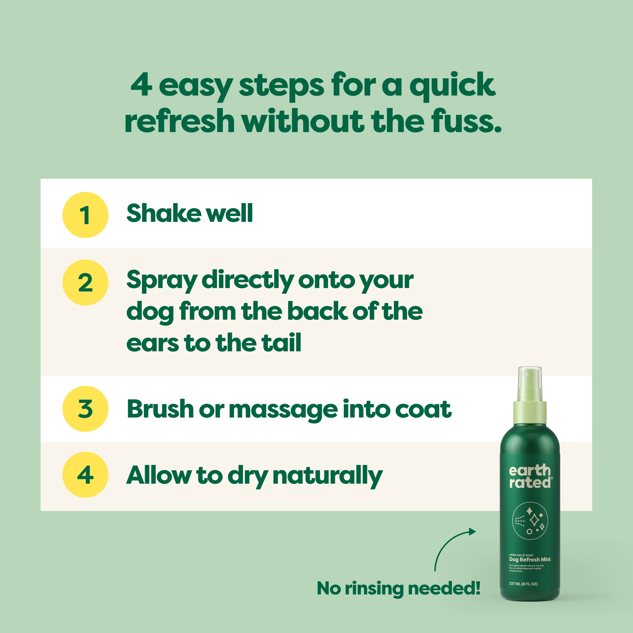 Deodorizing & Conditioning Refresh Mist for Dogs - Image 5