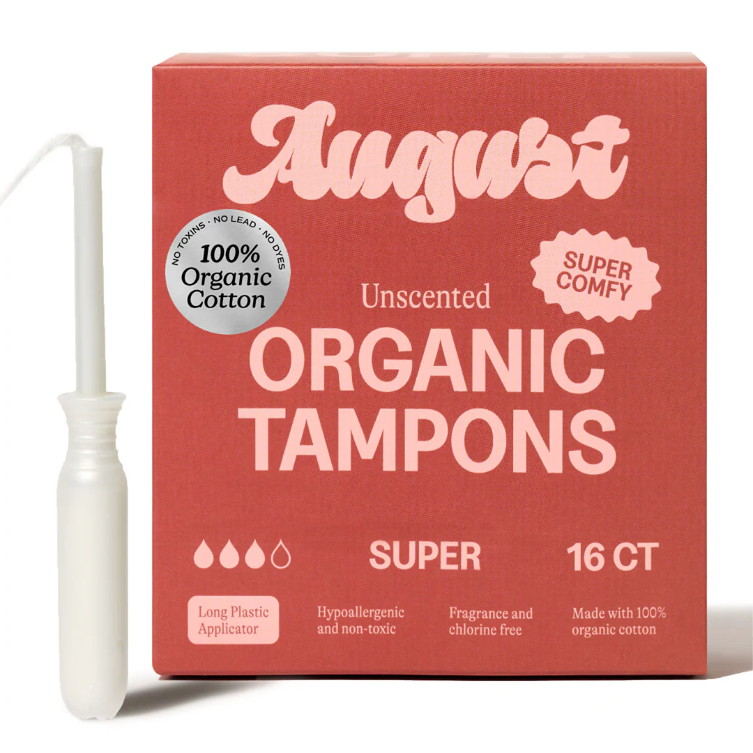 Tampons with Applicator – 100% Organic Cotton, Unscented - Image 12