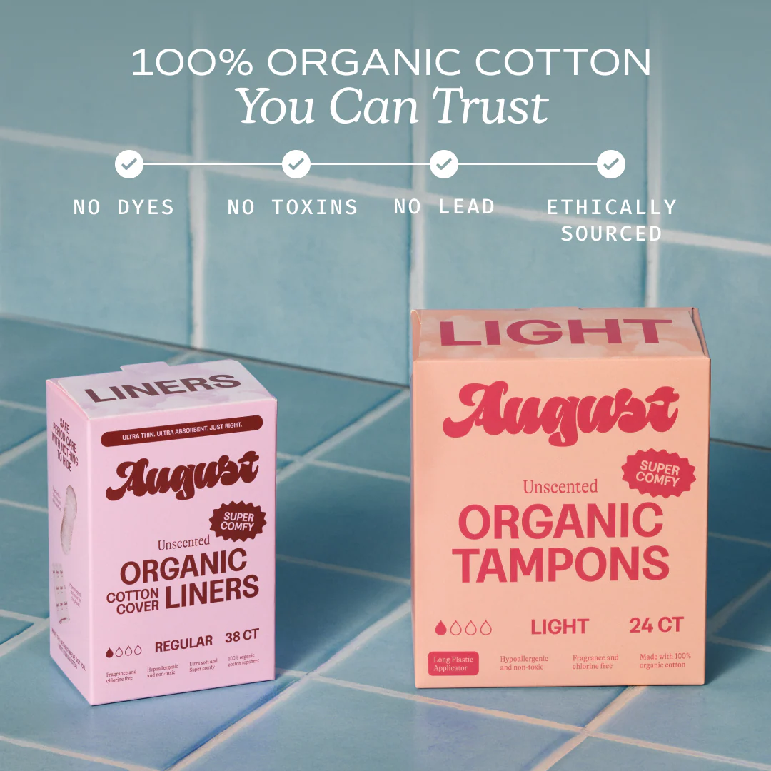 Tampons with Applicator – 100% Organic Cotton, Unscented - Image 18