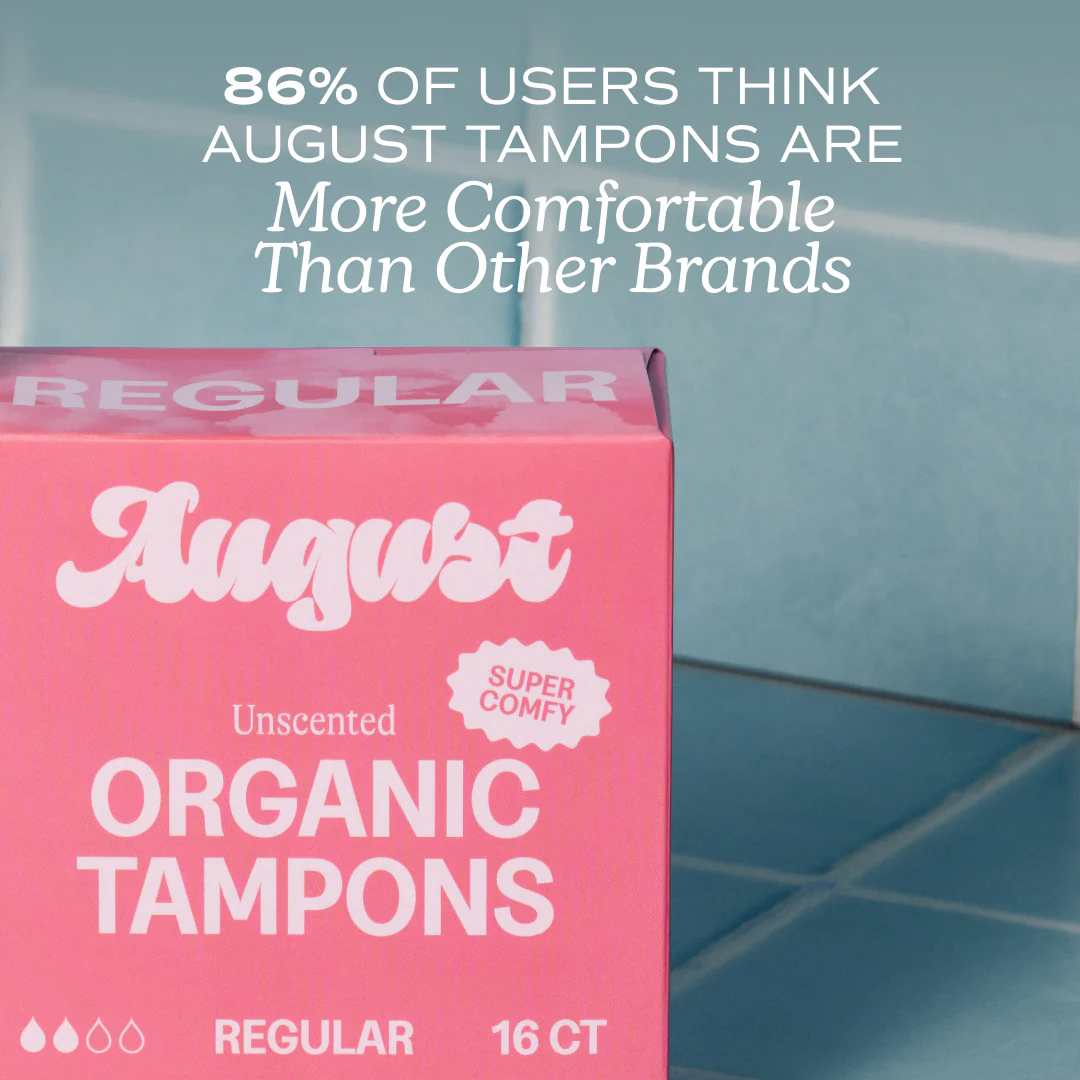 Tampons with Applicator – 100% Organic Cotton, Unscented - Image 8