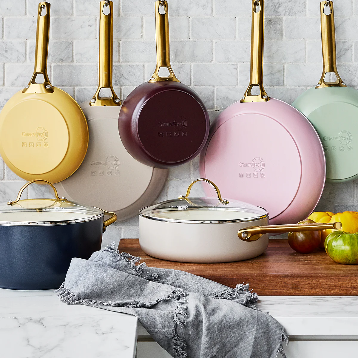Reserve Ceramic, Nonstick Fry Pan with Lid, 12" - Image 3