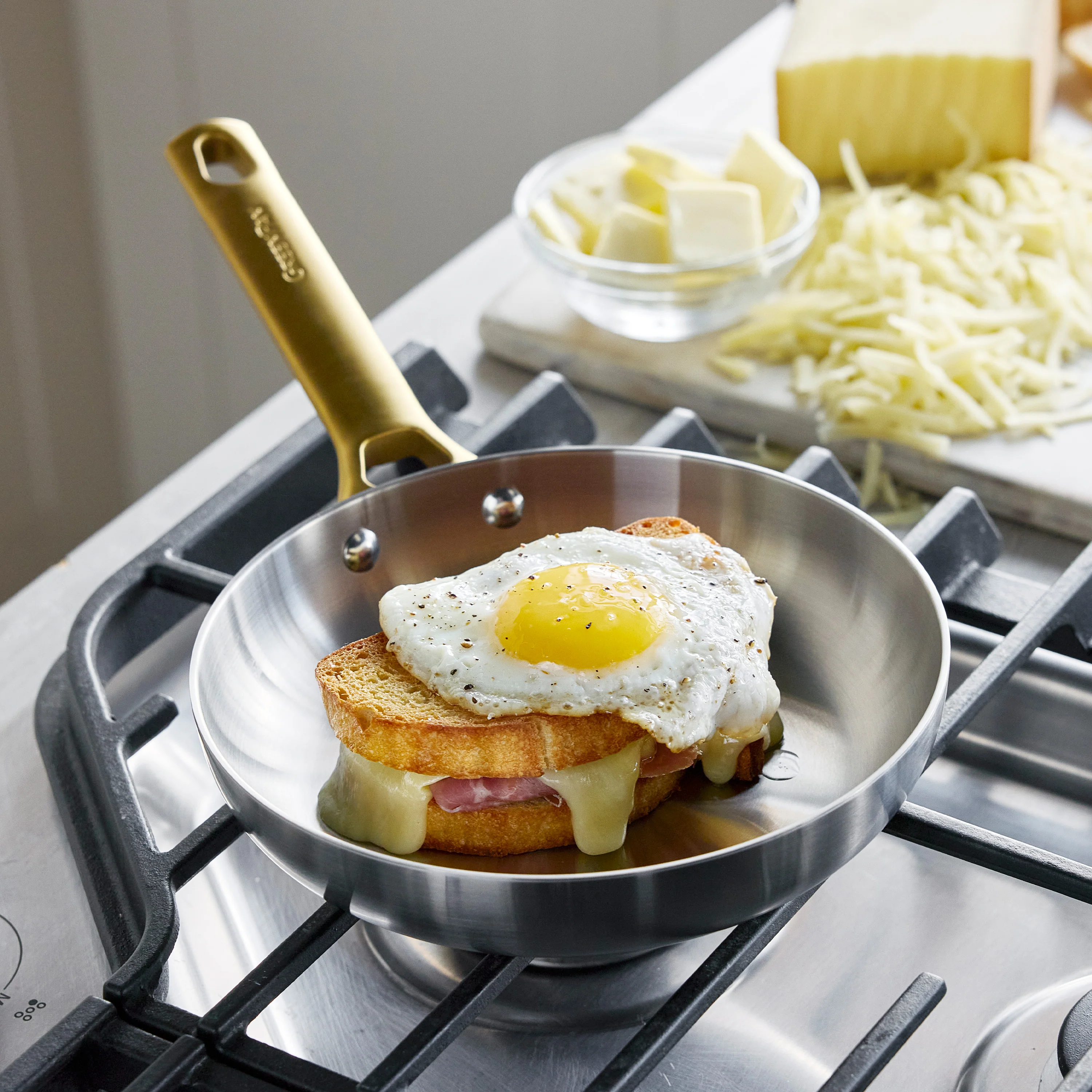 Reserve Stainless Steel Open Fry Pan, 8 in - Image 5