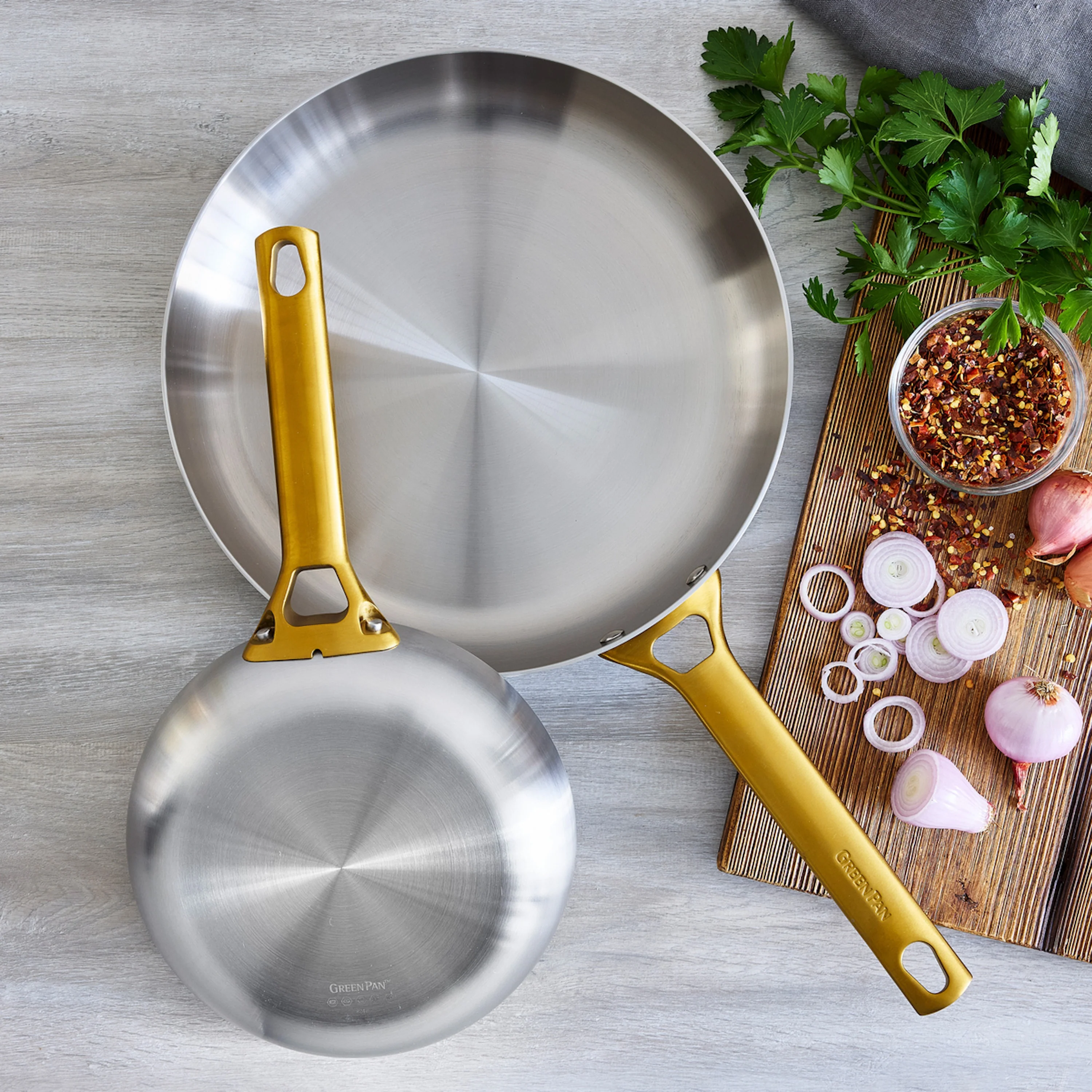 Reserve Stainless Steel Open Fry Pan Set - Image 6