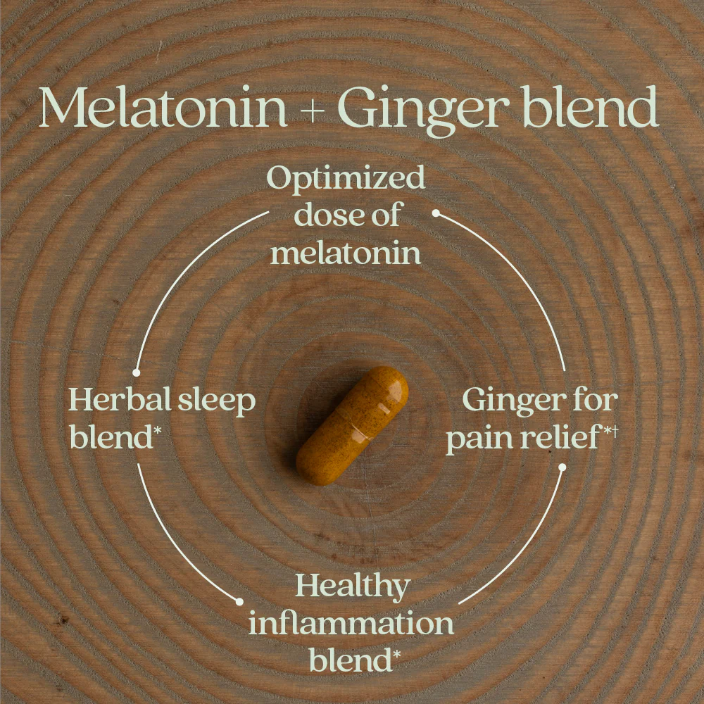 Restful Sleep and Pain Relief, Melatonin & Ginger Sleep Supplement - Image 5