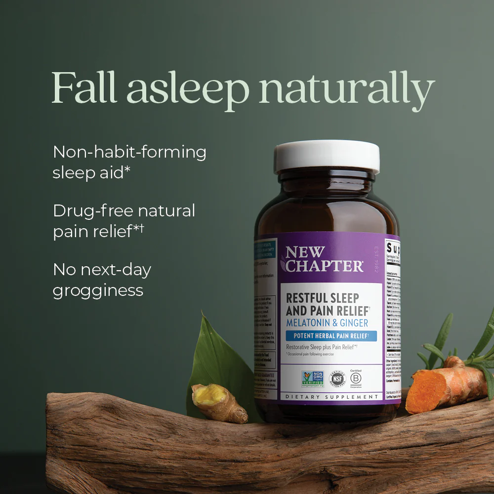 Restful Sleep and Pain Relief, Melatonin & Ginger Sleep Supplement - Image 8