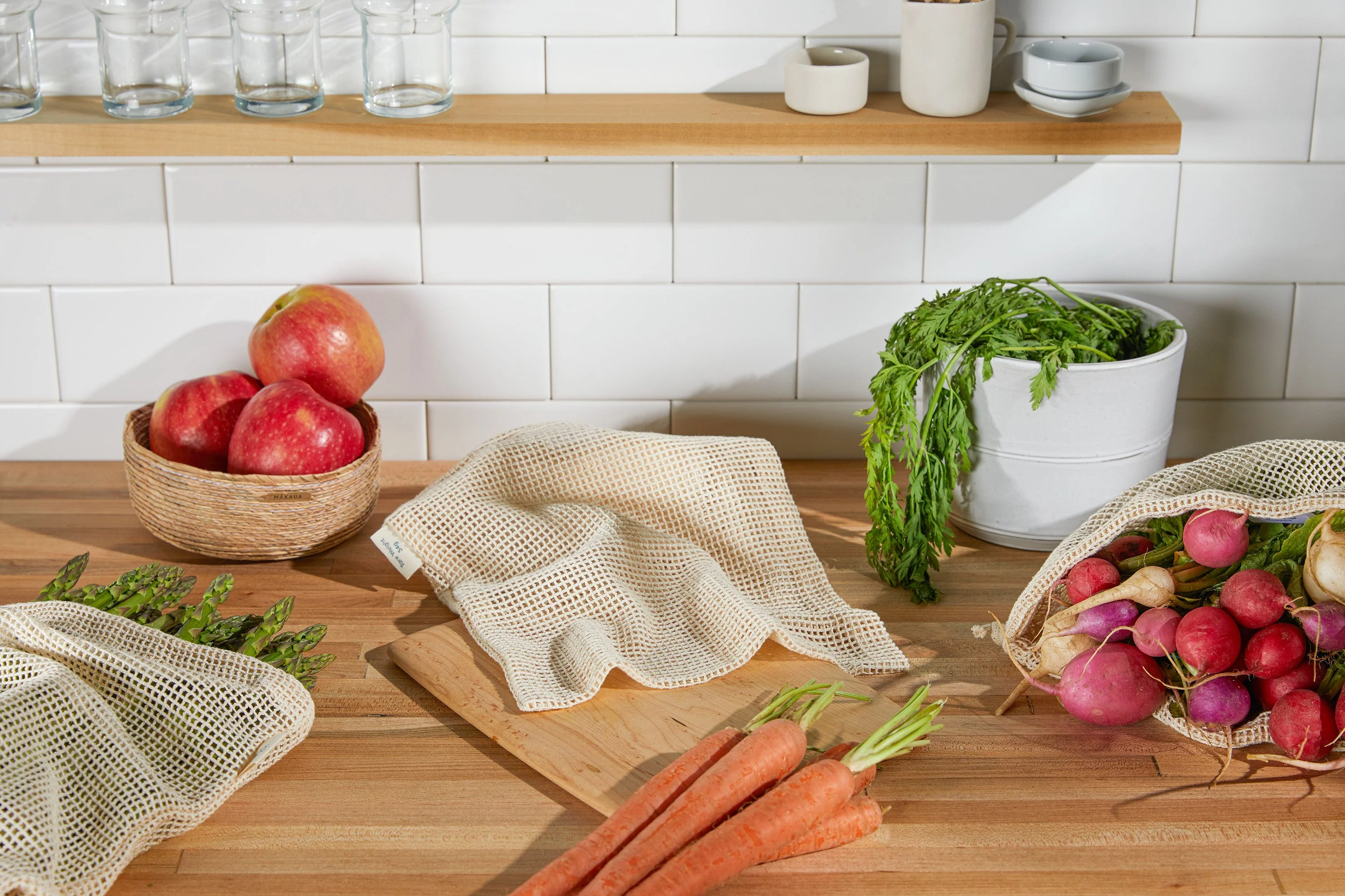 Organic Cotton Mesh Reusable Produce Bags - Image 4