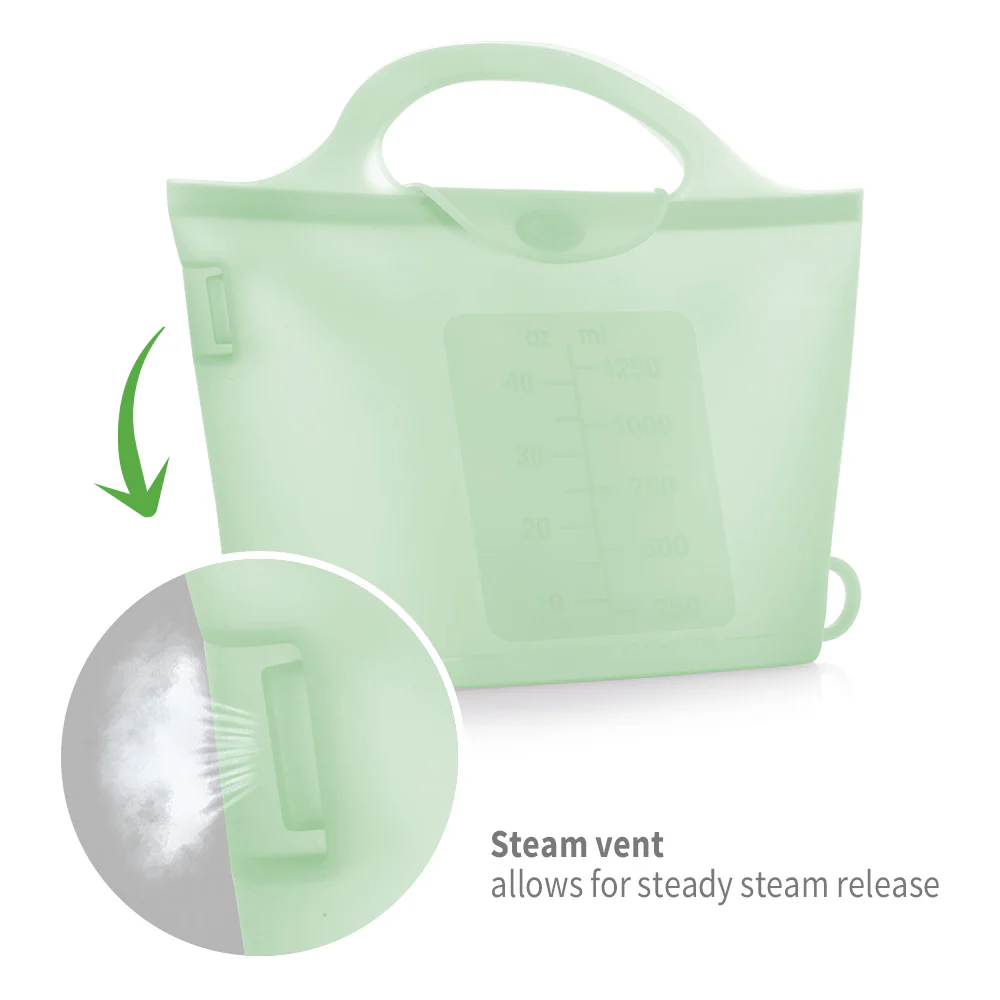 Reusable, Silicone Multipurpose Steamer & Steriliser Bag - Image 3