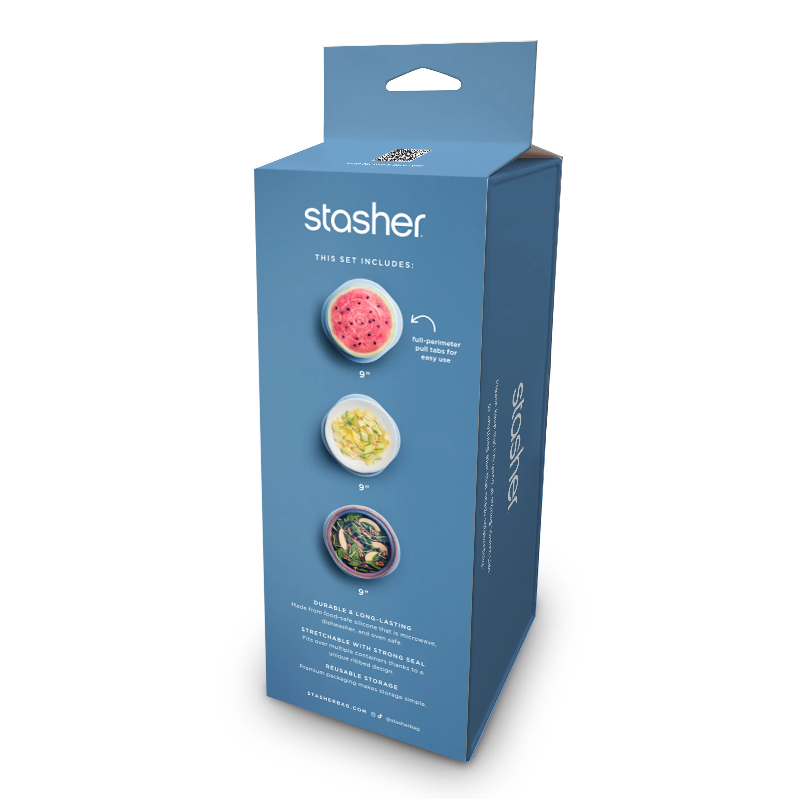 Reusable Large Stretch Lids, 3 pack - Image 2