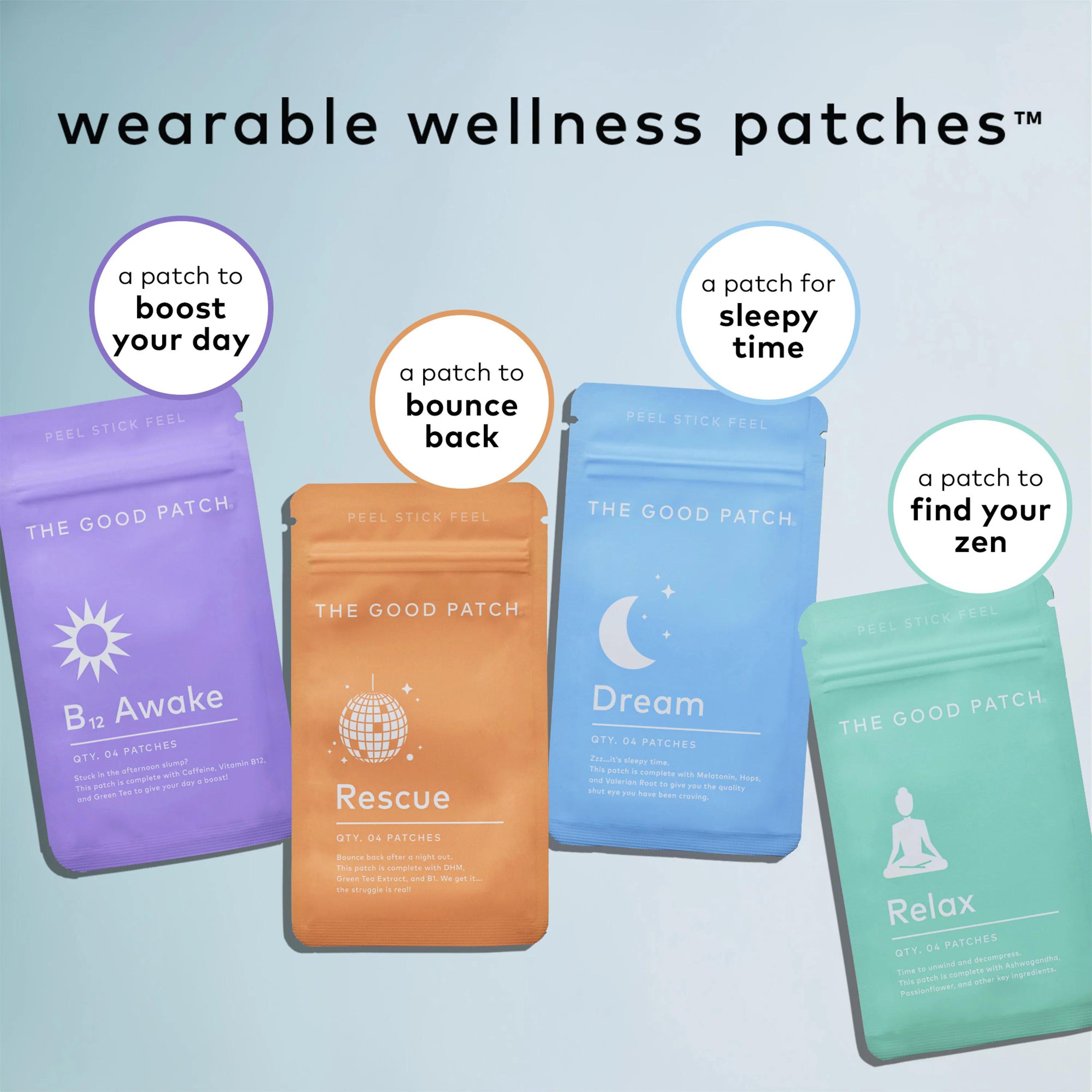 Wearable Wellness Patches - Rise and Shine Set - Image 7