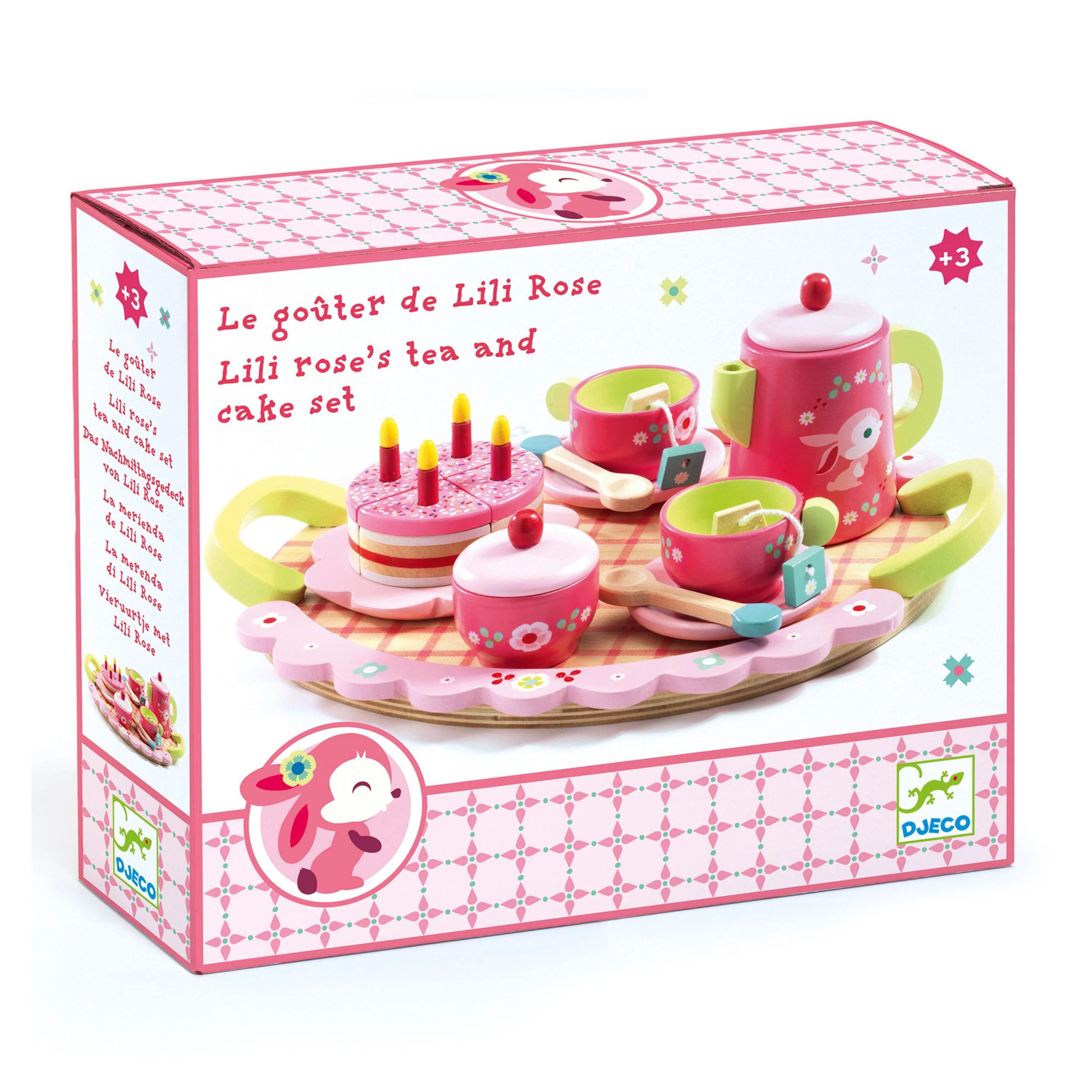 Role Play Lili Rose's Tea Party Set made from 100% FSCĀ® Certified Wood - Image 2