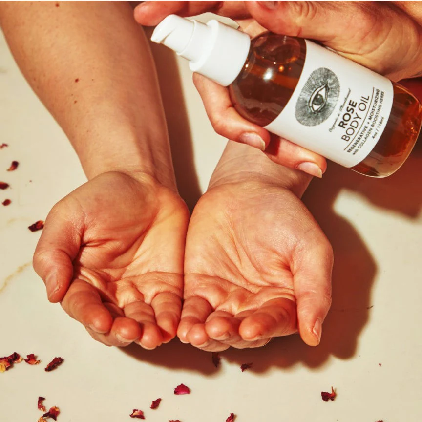 ROSE Body Oil, Regenerative + Moisturizing - Image 3