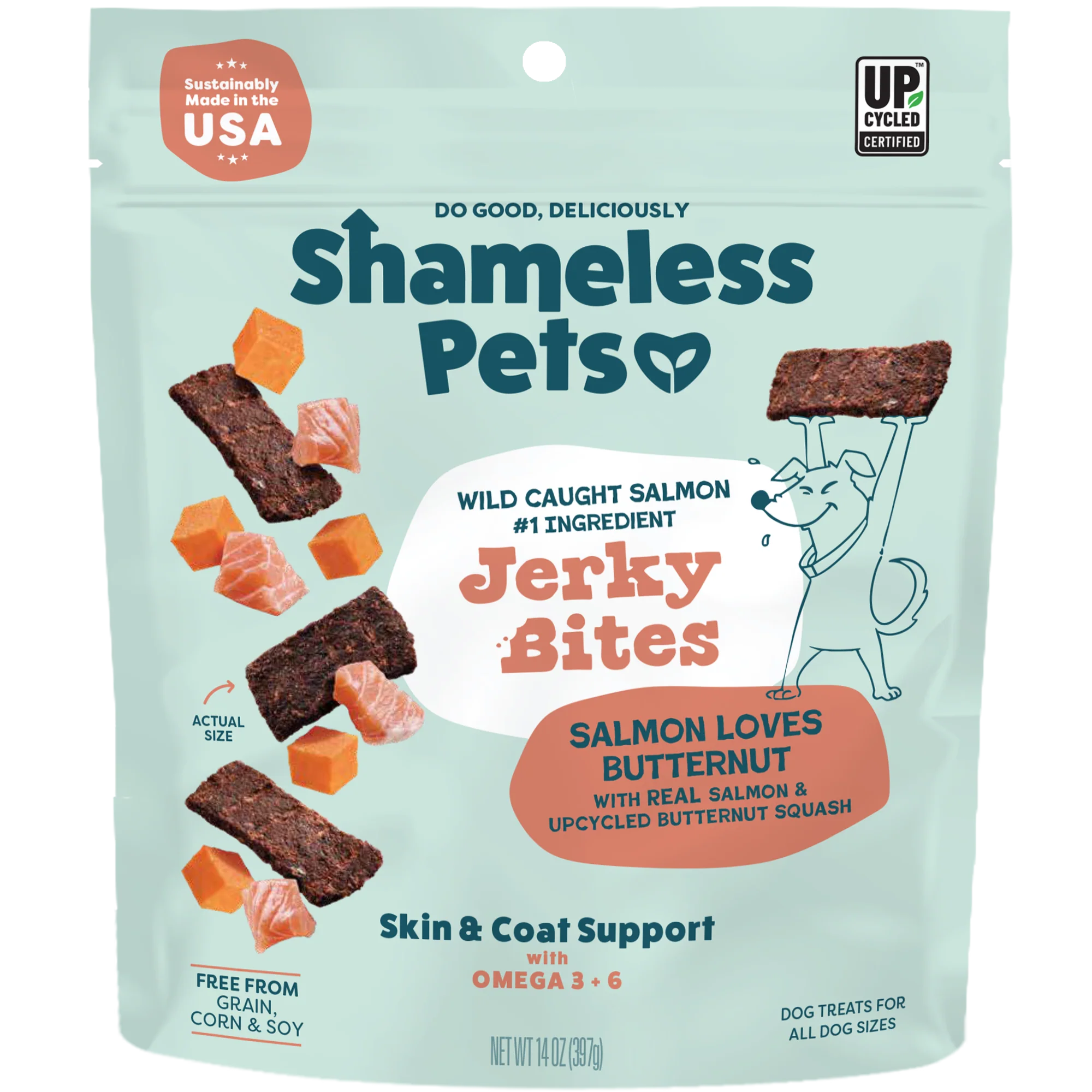 Salmon Loves Butternut Jerky Dog Treats - Image 10