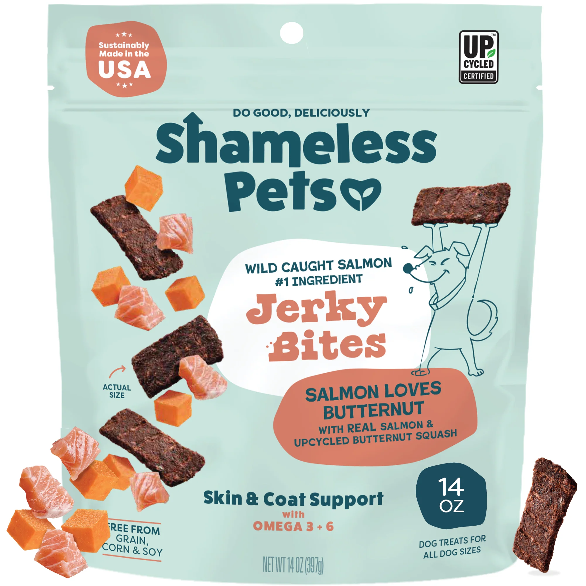 Salmon Loves Butternut Jerky Dog Treats - Image 11
