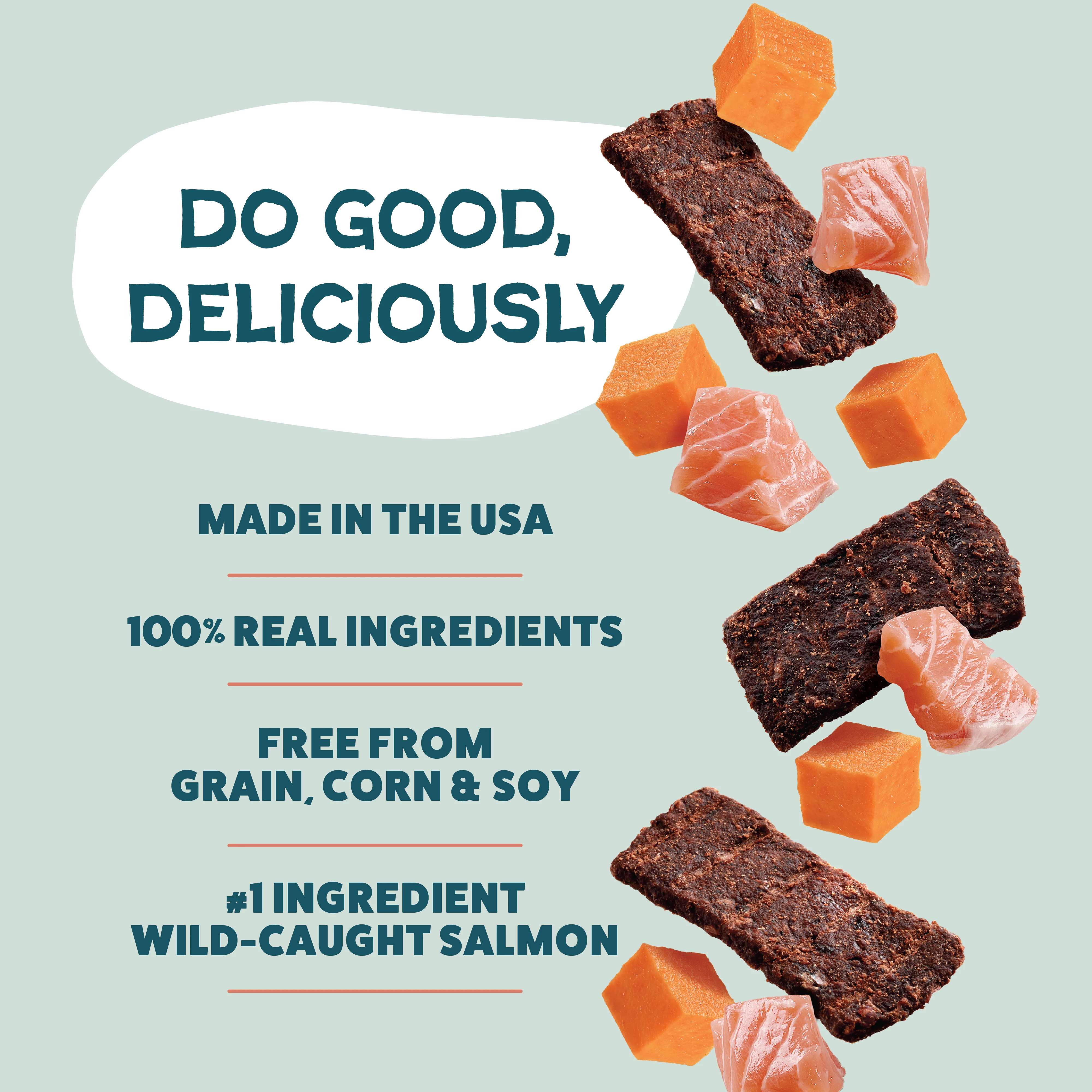 Salmon Loves Butternut Jerky Dog Treats - Image 5