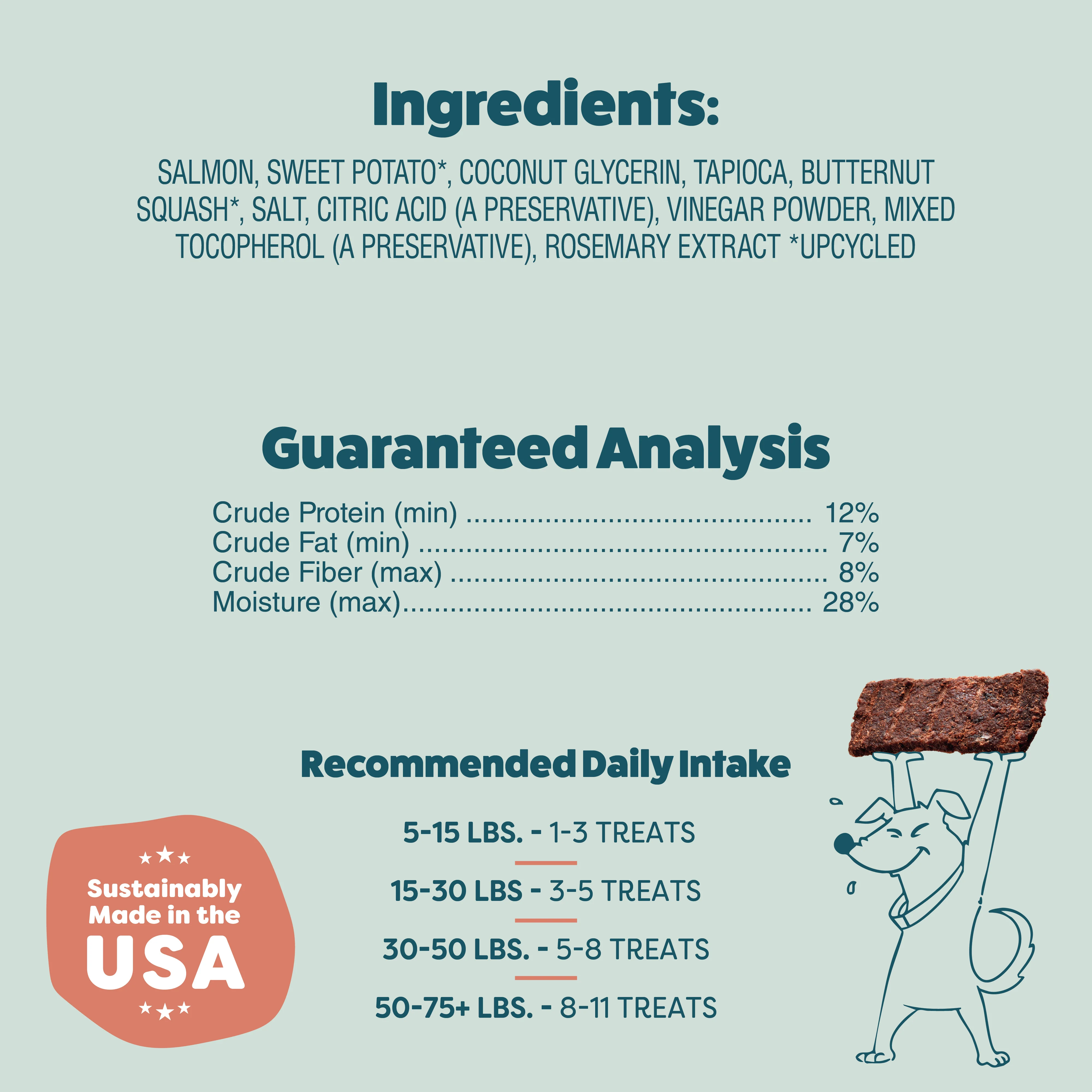 Salmon Loves Butternut Jerky Dog Treats - Image 8