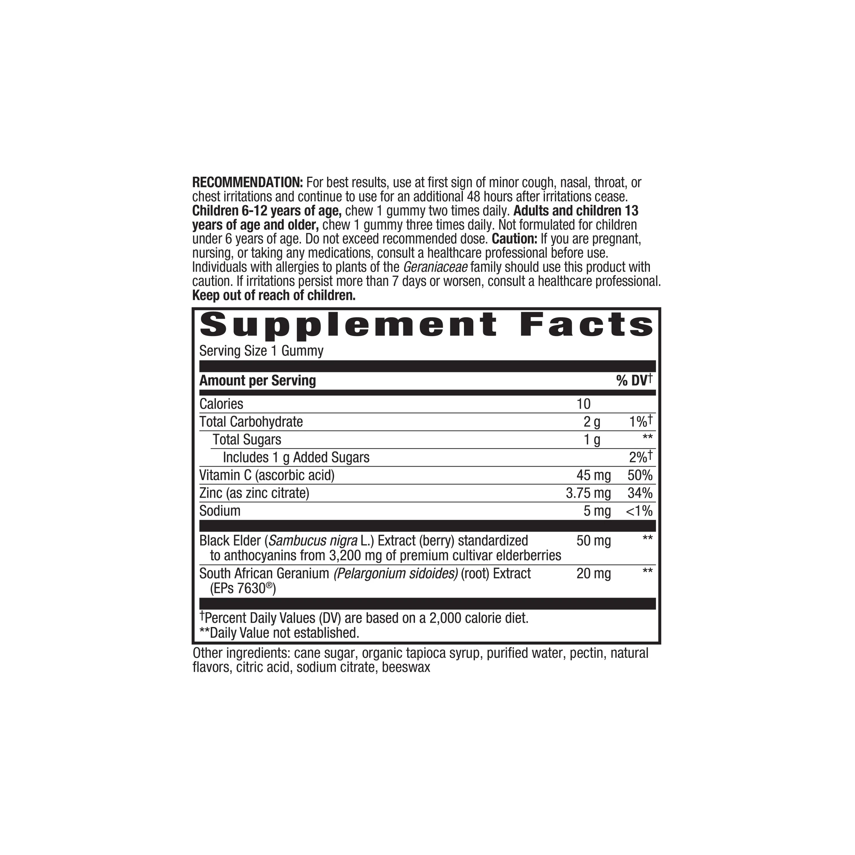 Sambucus Cough Relief + Immune Gummy - Image 3