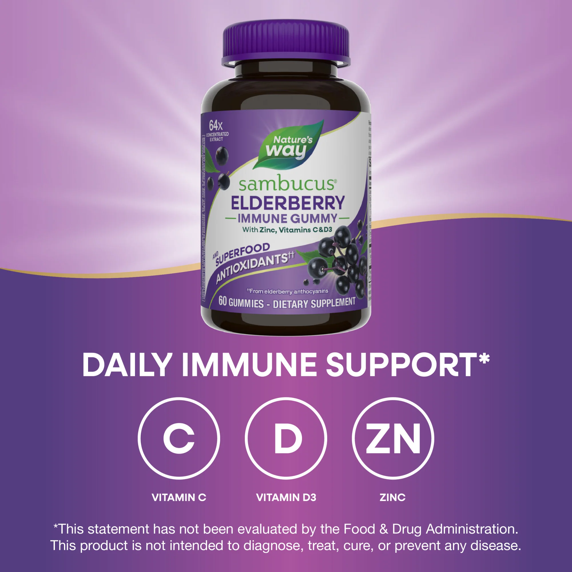 Sambucus Elderberry Gummy - For Immune Support - Image 9