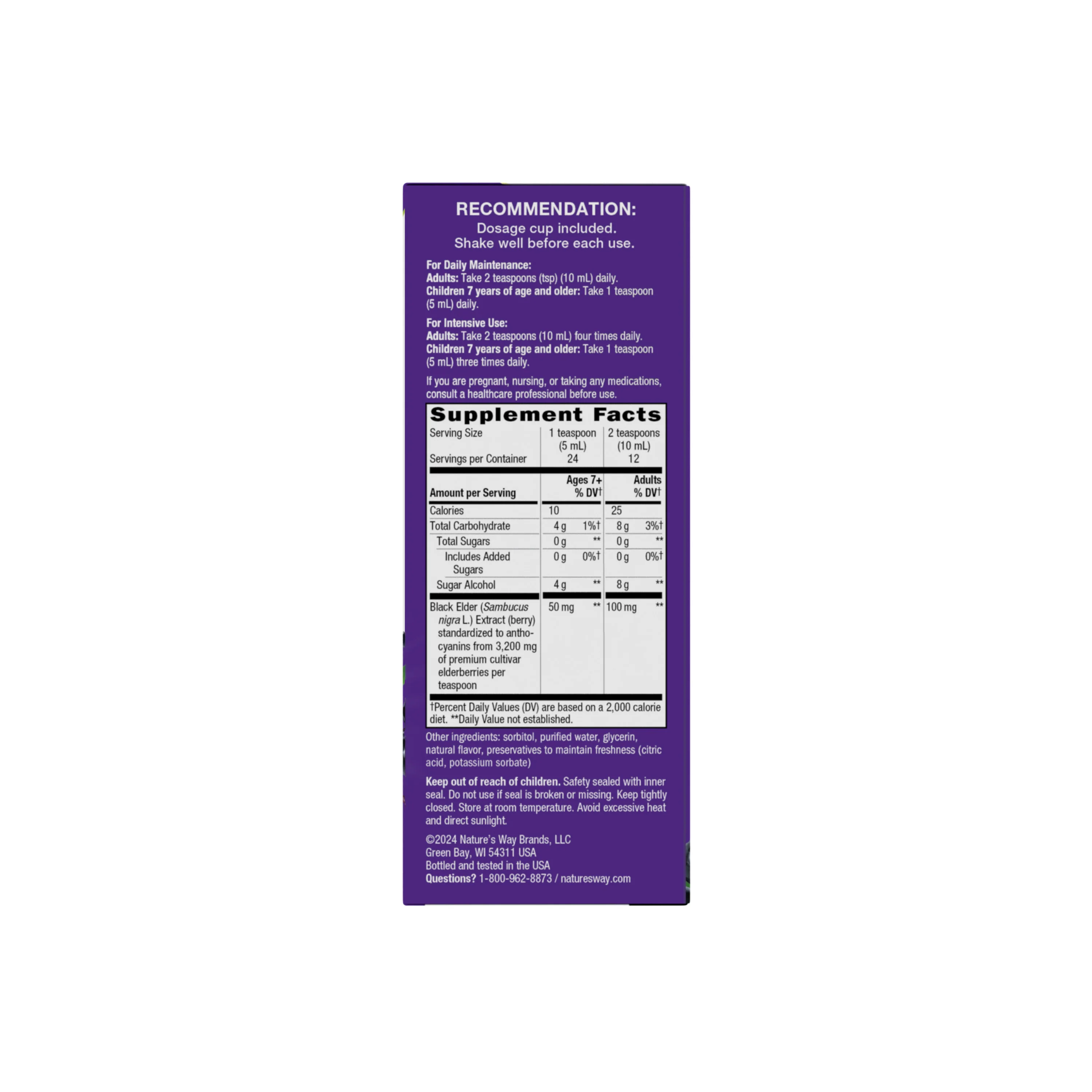 Sambucus Zero Sugar Traditional Immune Syrup - Image 11