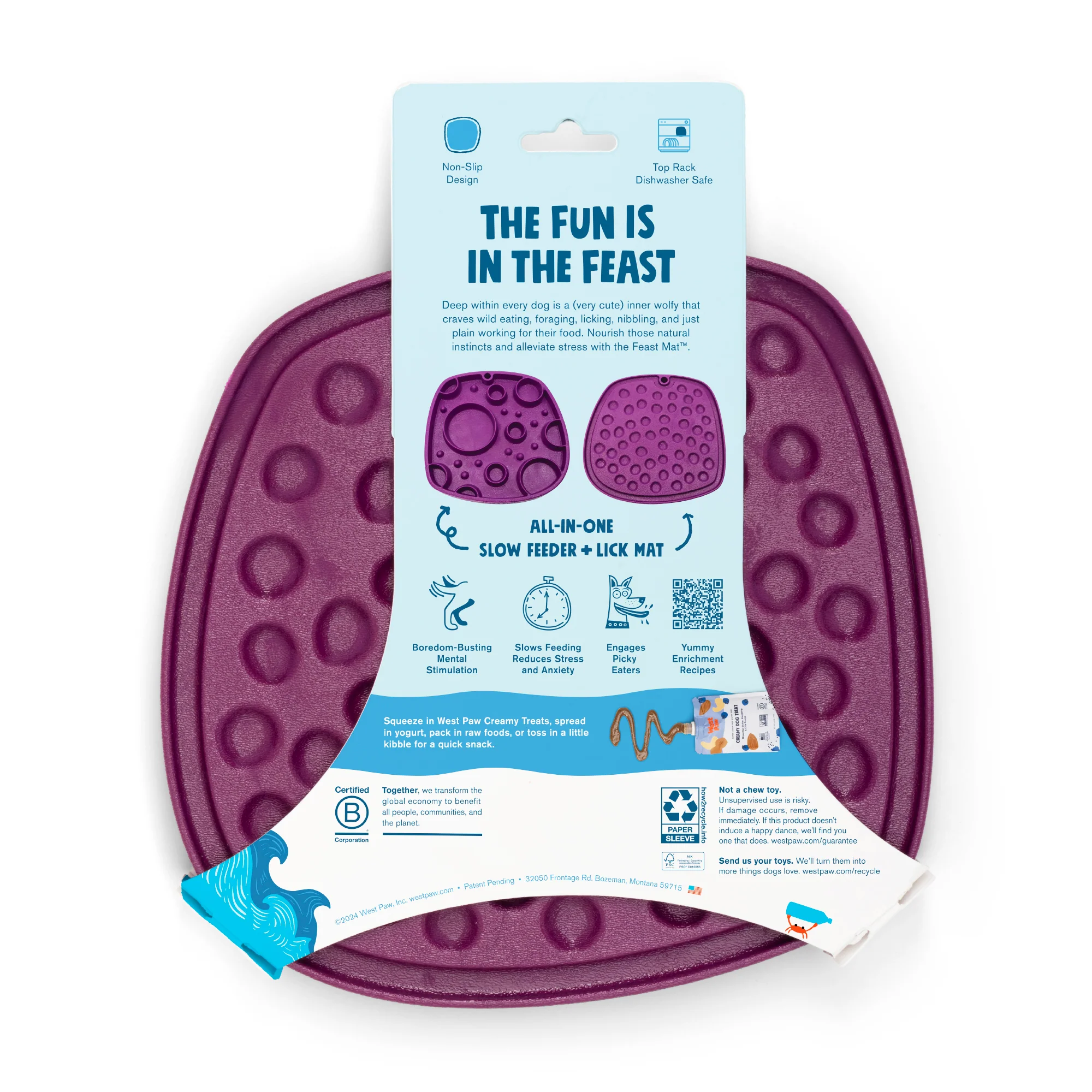 Seaflex Bubbles Feast Mat - All-in-One Slow Feeder & Lick Mat - Image 22