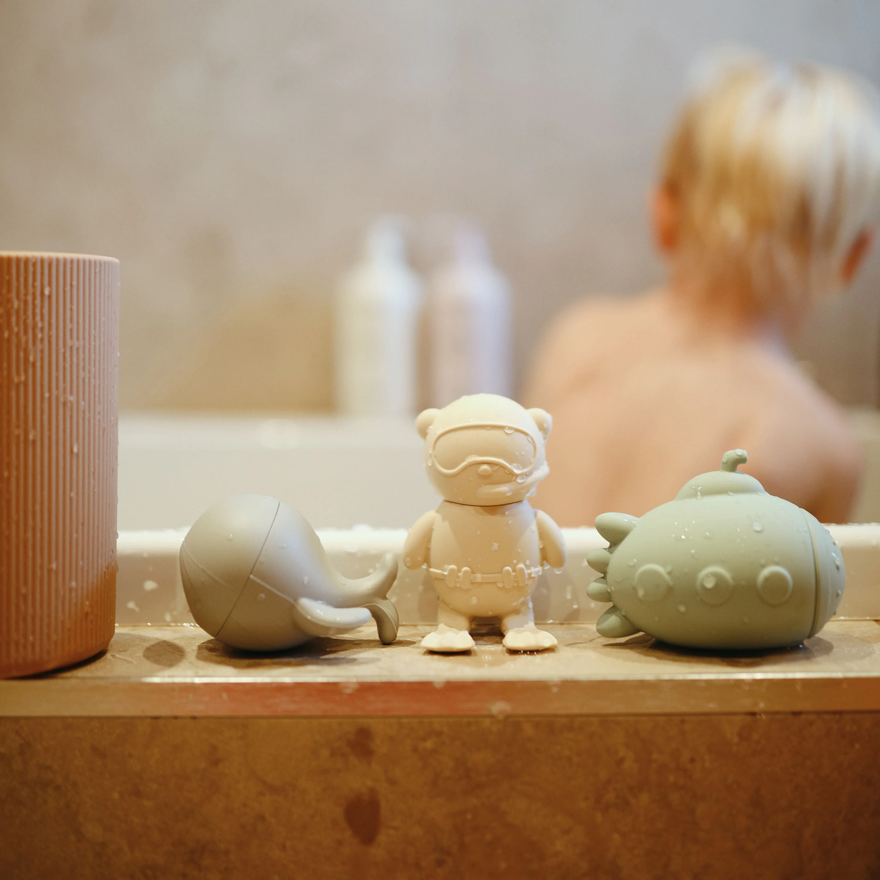 Sealife Mold-Free Bath Toy Set – Soft Silicone - Image 2