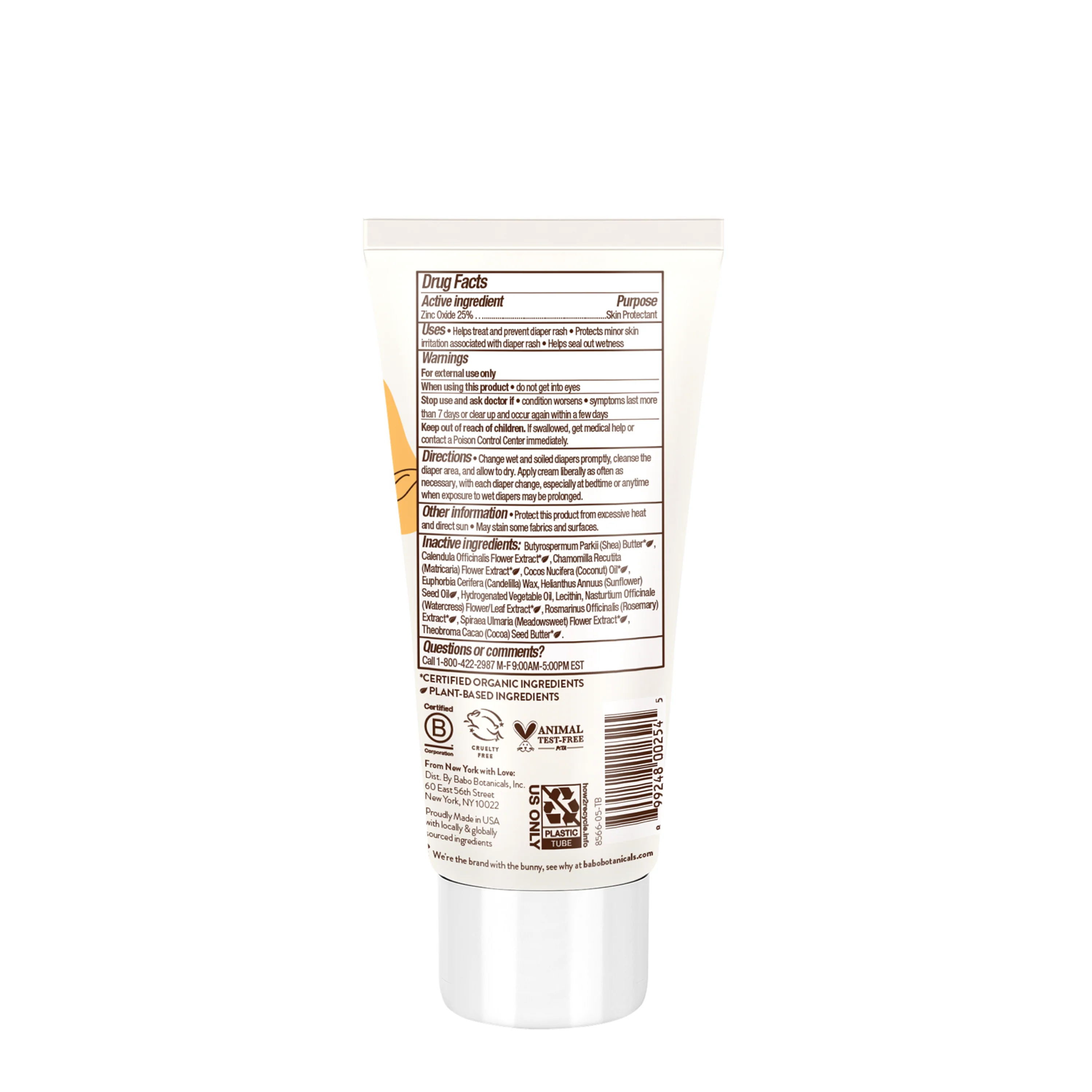 Sensitive Baby Zinc Diaper Rash Cream - Image 2