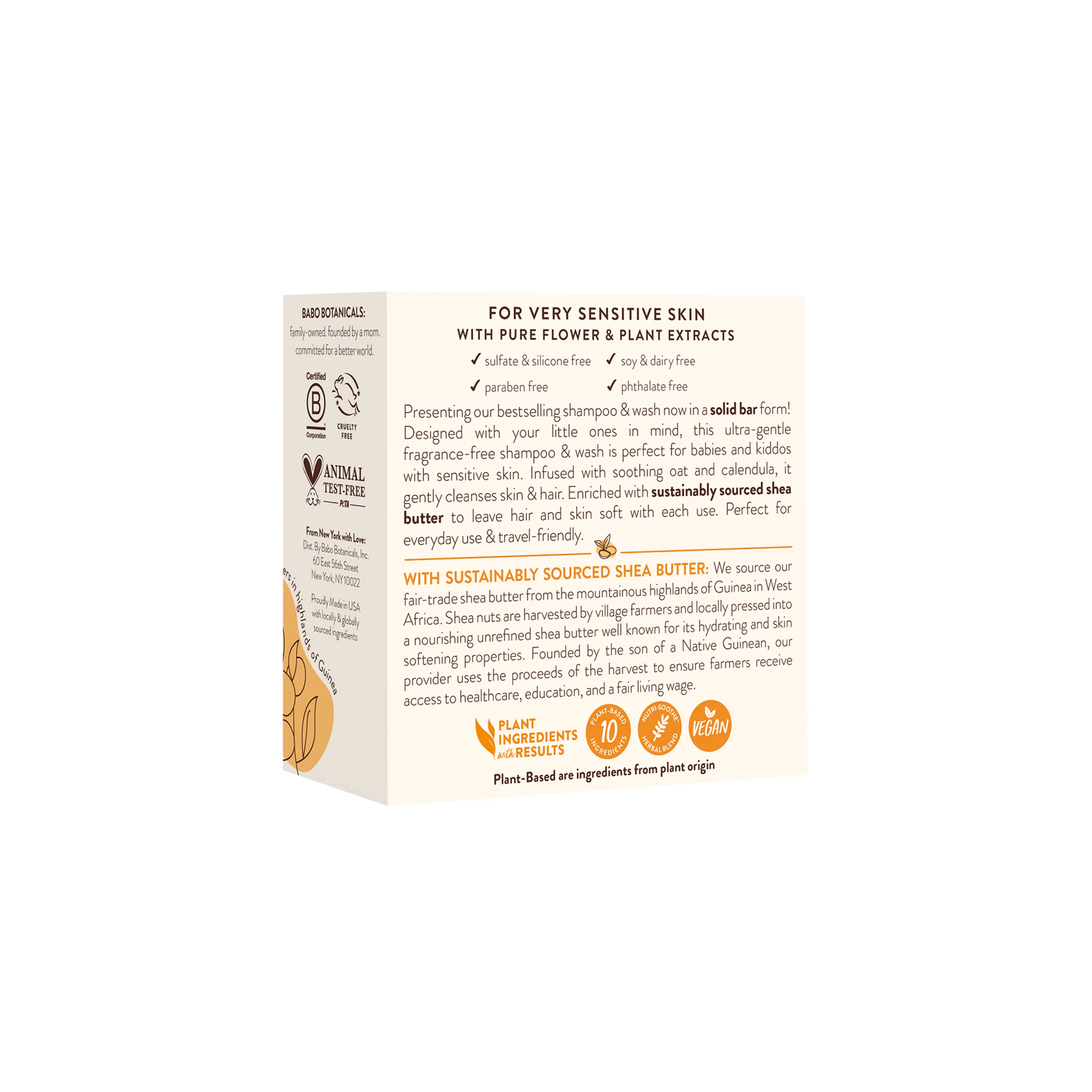 Sensitive Baby Shampoo & Wash Bar - Image 2