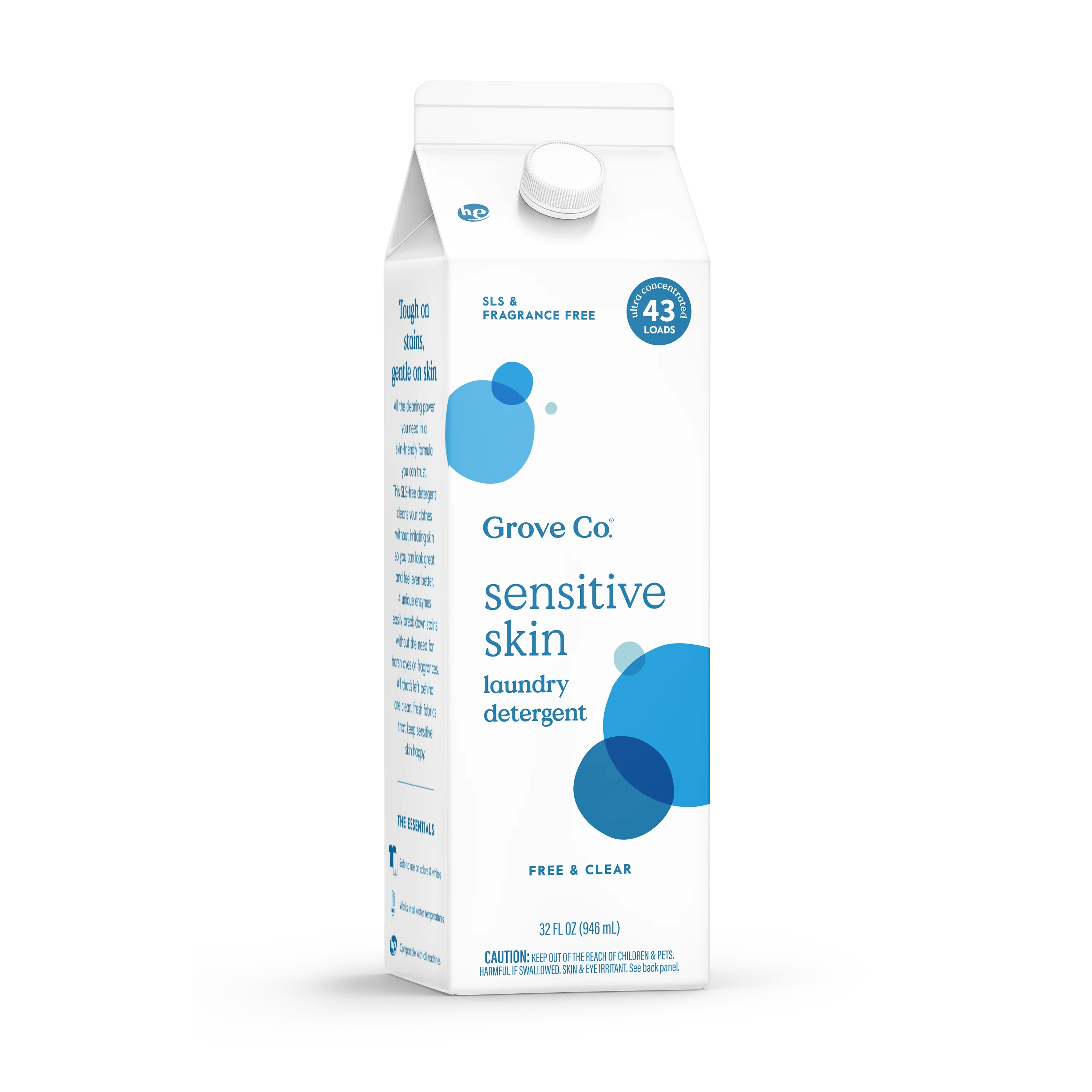 Sensitive Skin Laundry Detergent – No SLS or Synthetic Dye
