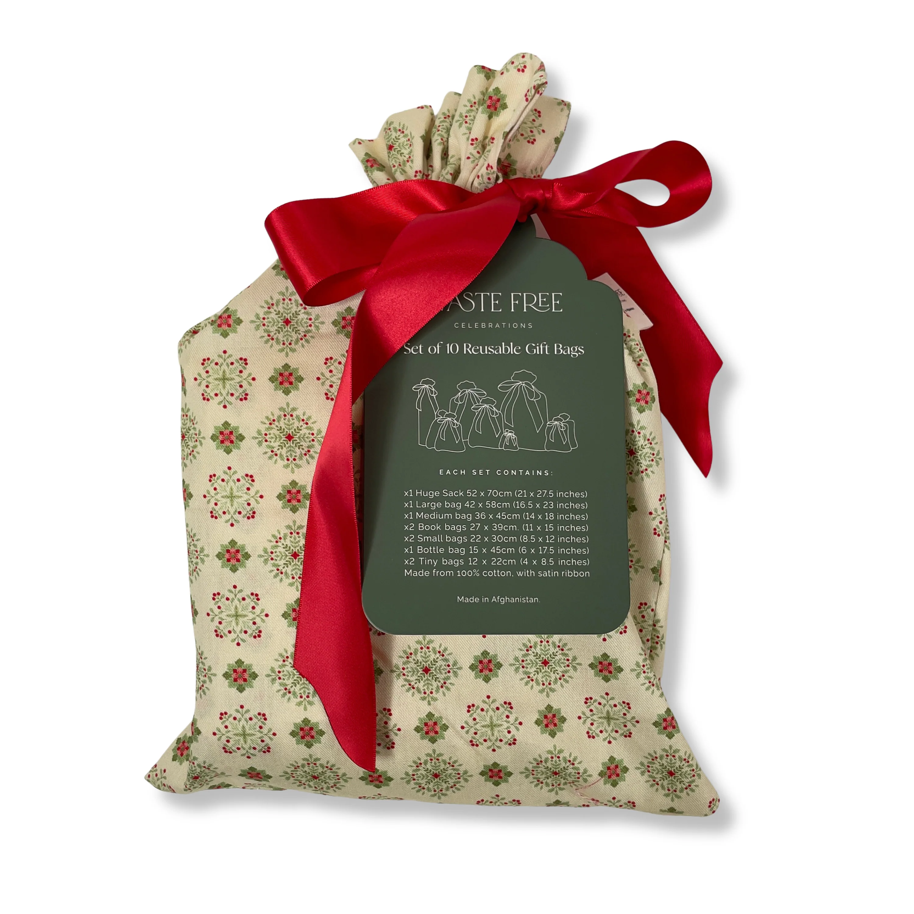 Set of 10 Reusable Gift bags - Image 2