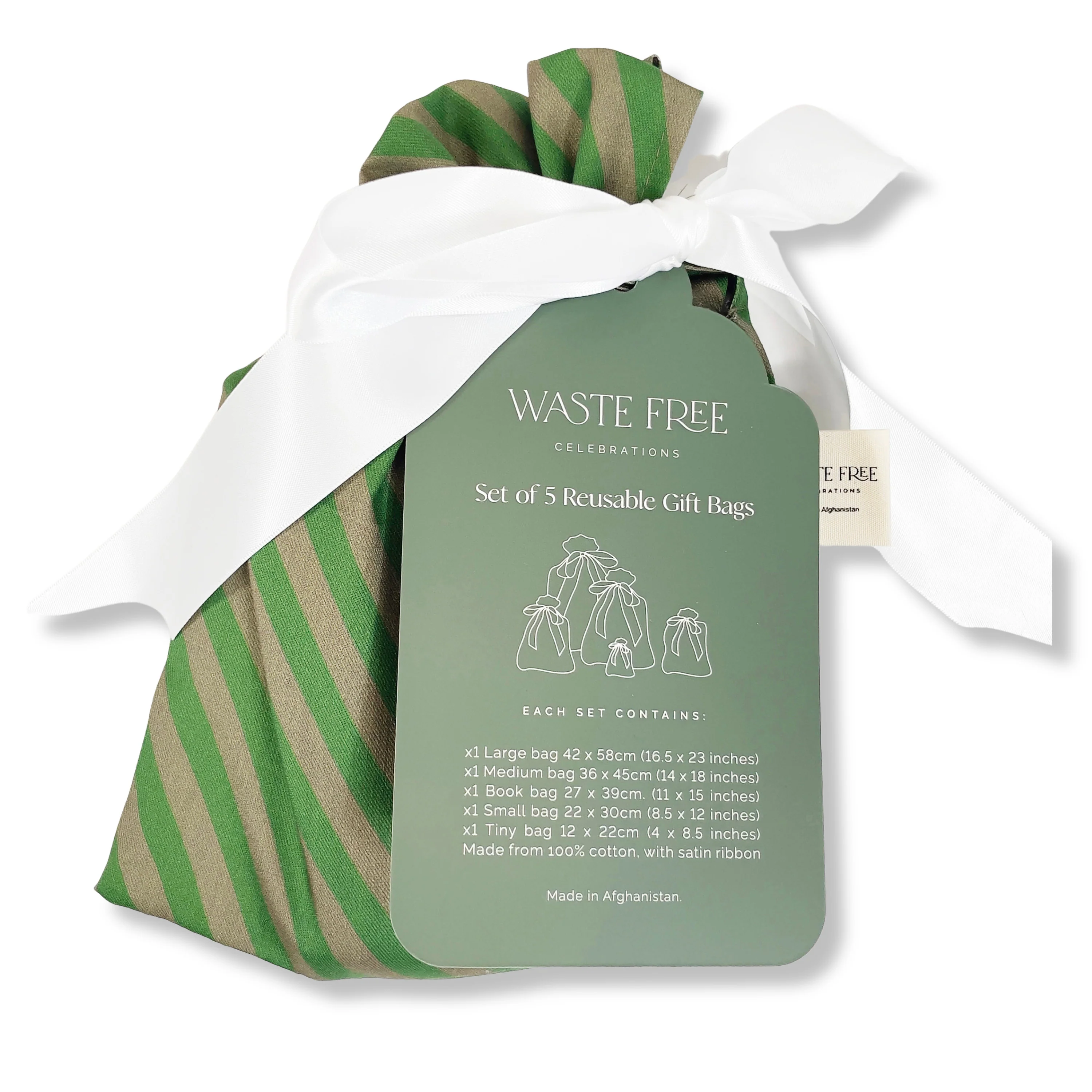 Set of 5 Reusable Gift Bags - Image 6