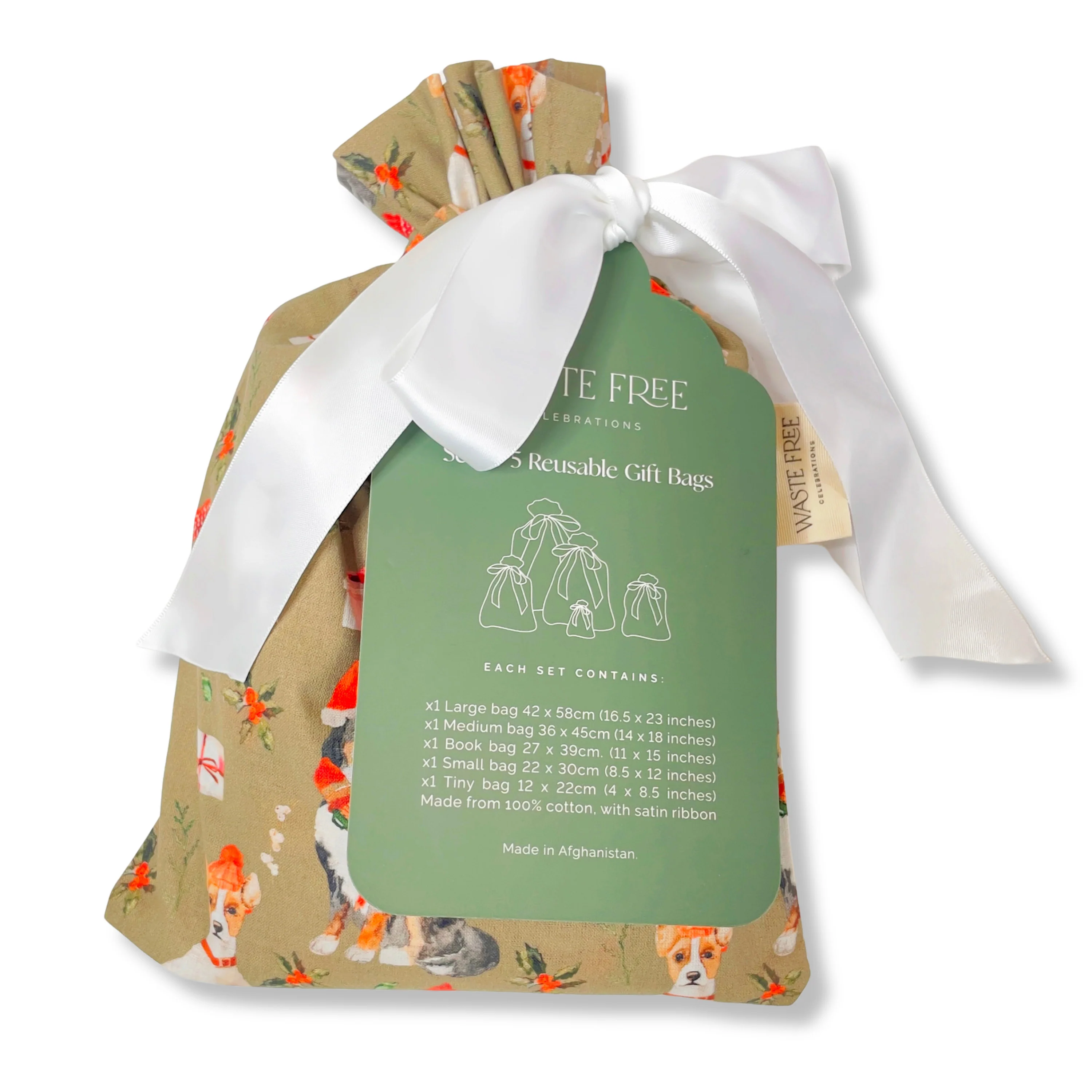 Set of 5 Reusable Gift Bags - Image 7