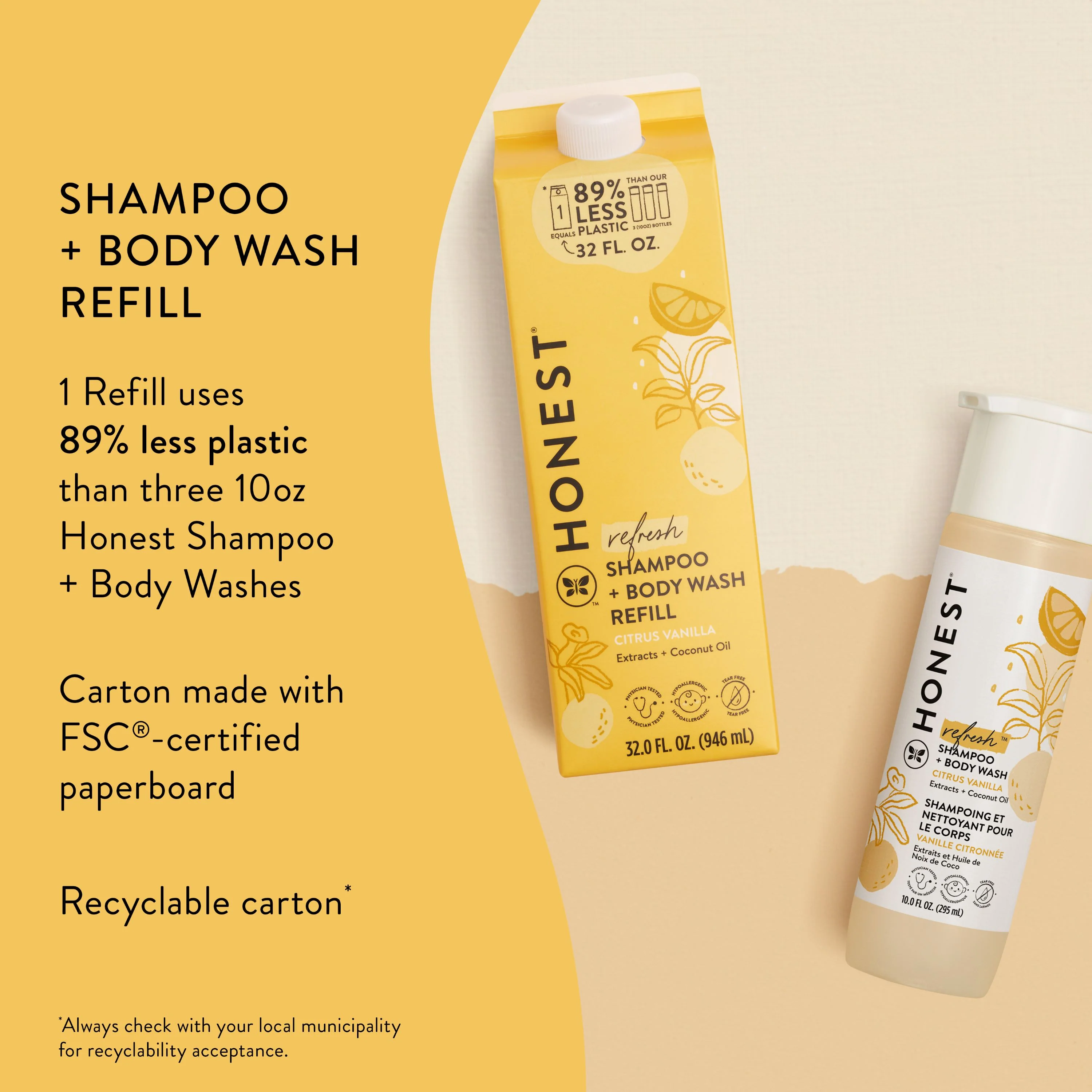 Shampoo+ Body Wash, Carton Refill - Image 16