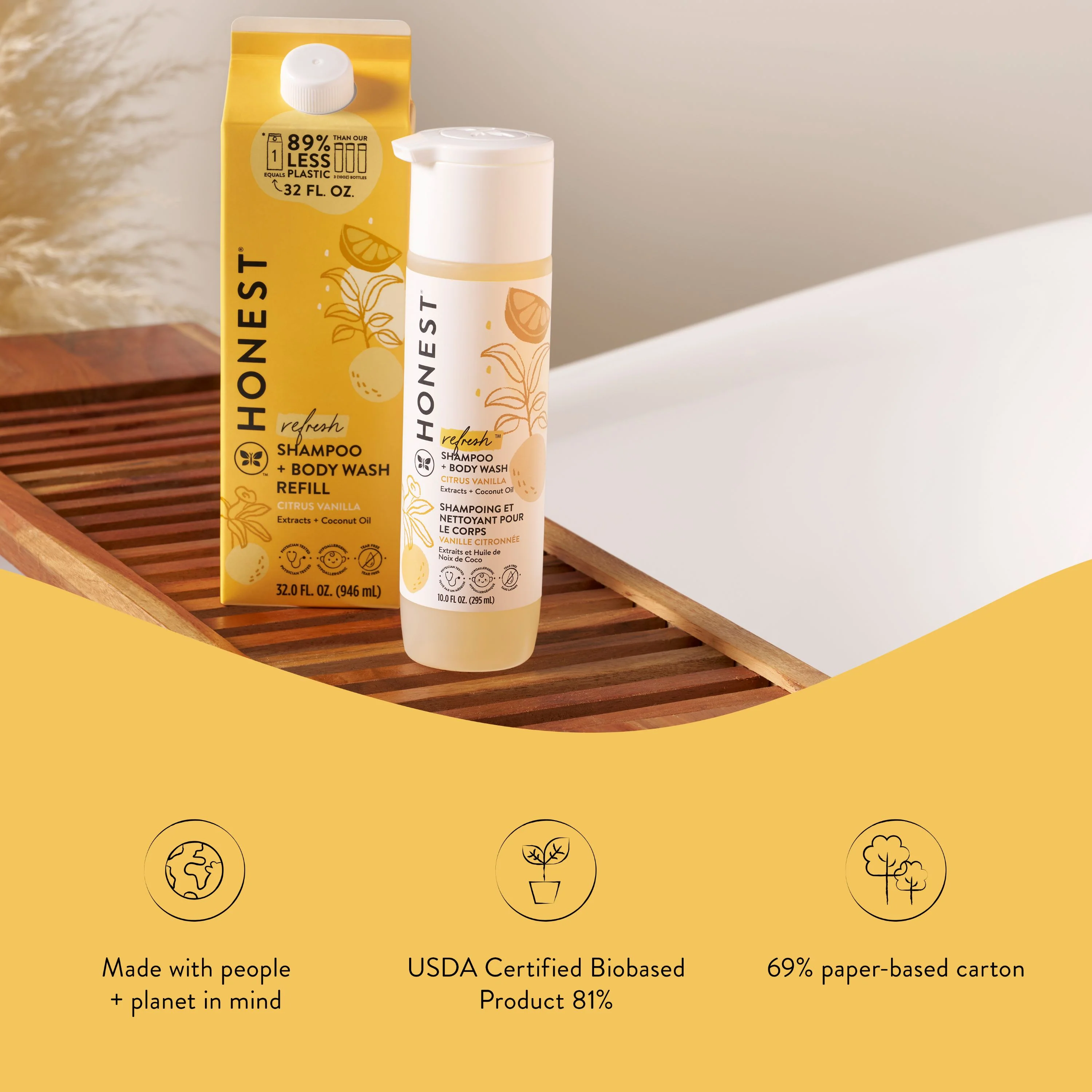 Shampoo+ Body Wash, Carton Refill - Image 17