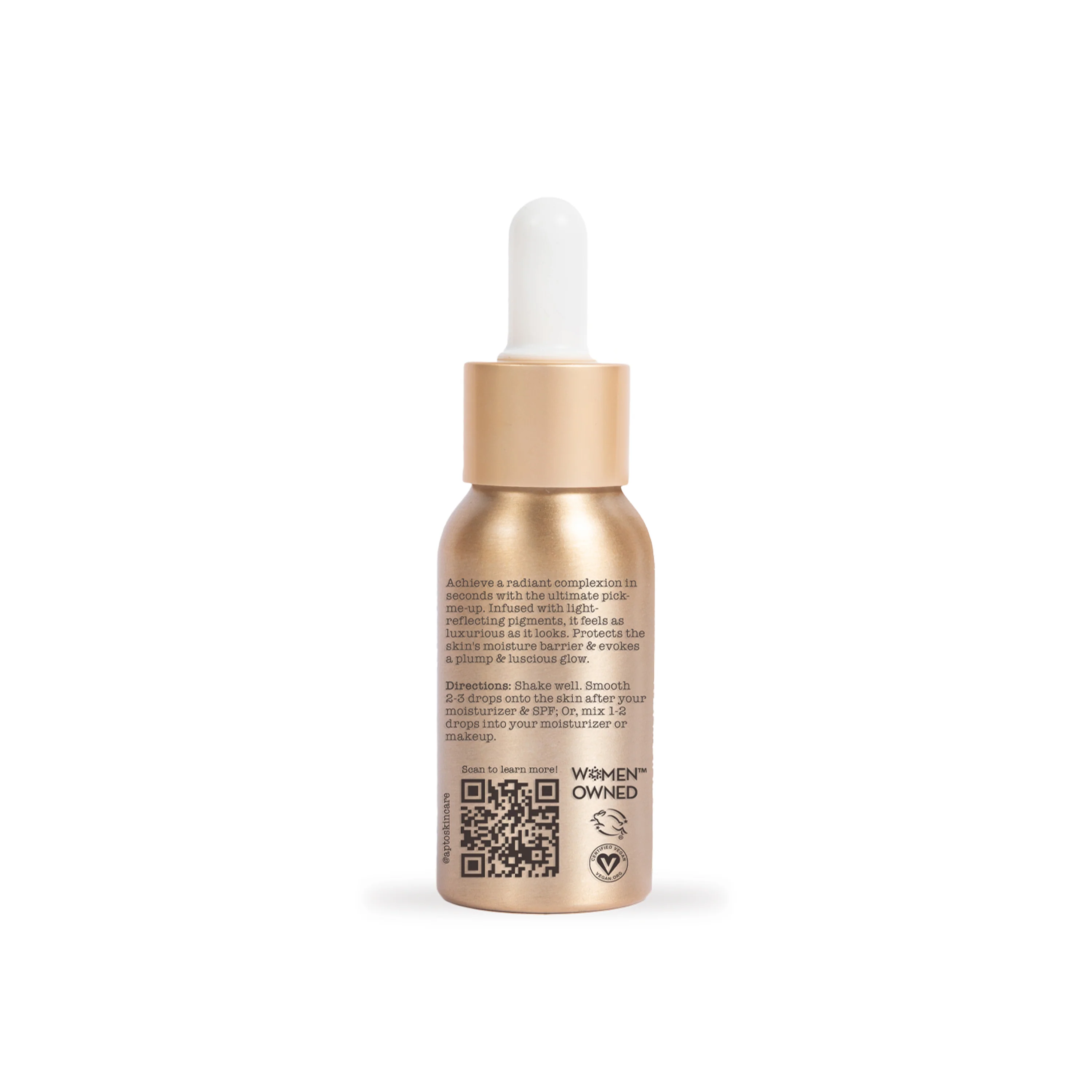 Shimmer Drops with Turmeric & Niacinamide, Glow Serum - Image 3