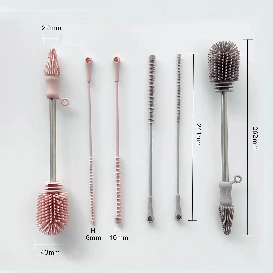 Silicone, Multipurpose Bottle & Cleaning Brush Kit - Image 6