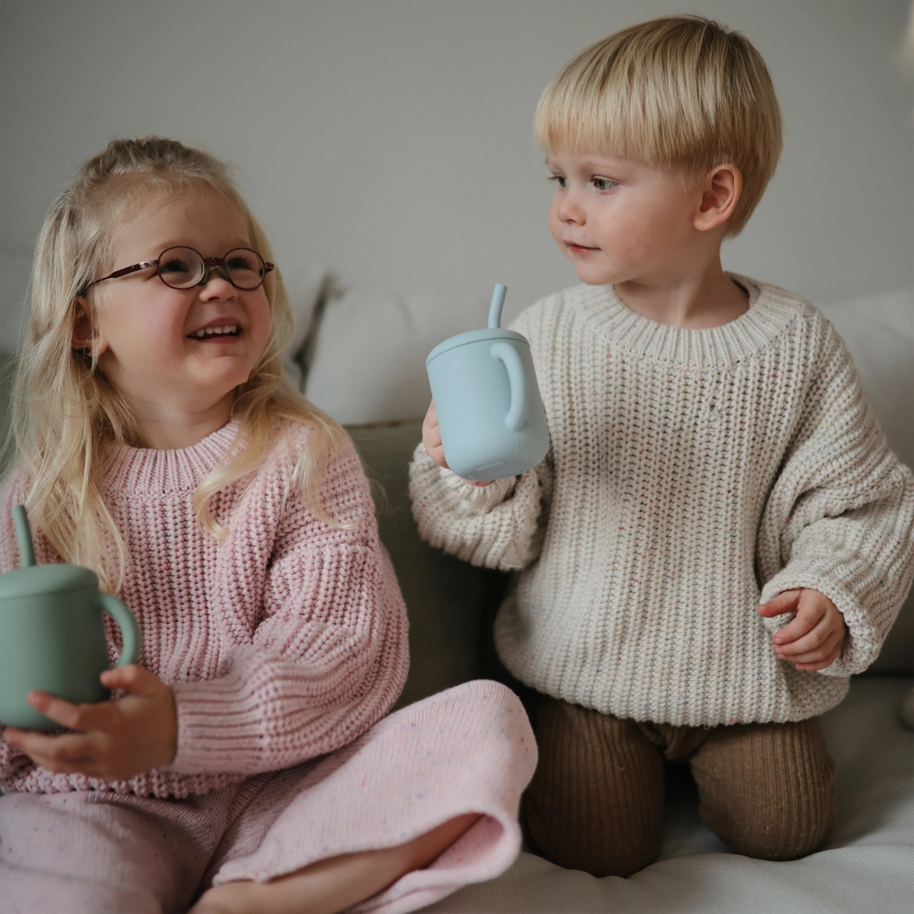 Silicone Training Cup with Straw – BPA-Free, Easy to Hold - Image 6