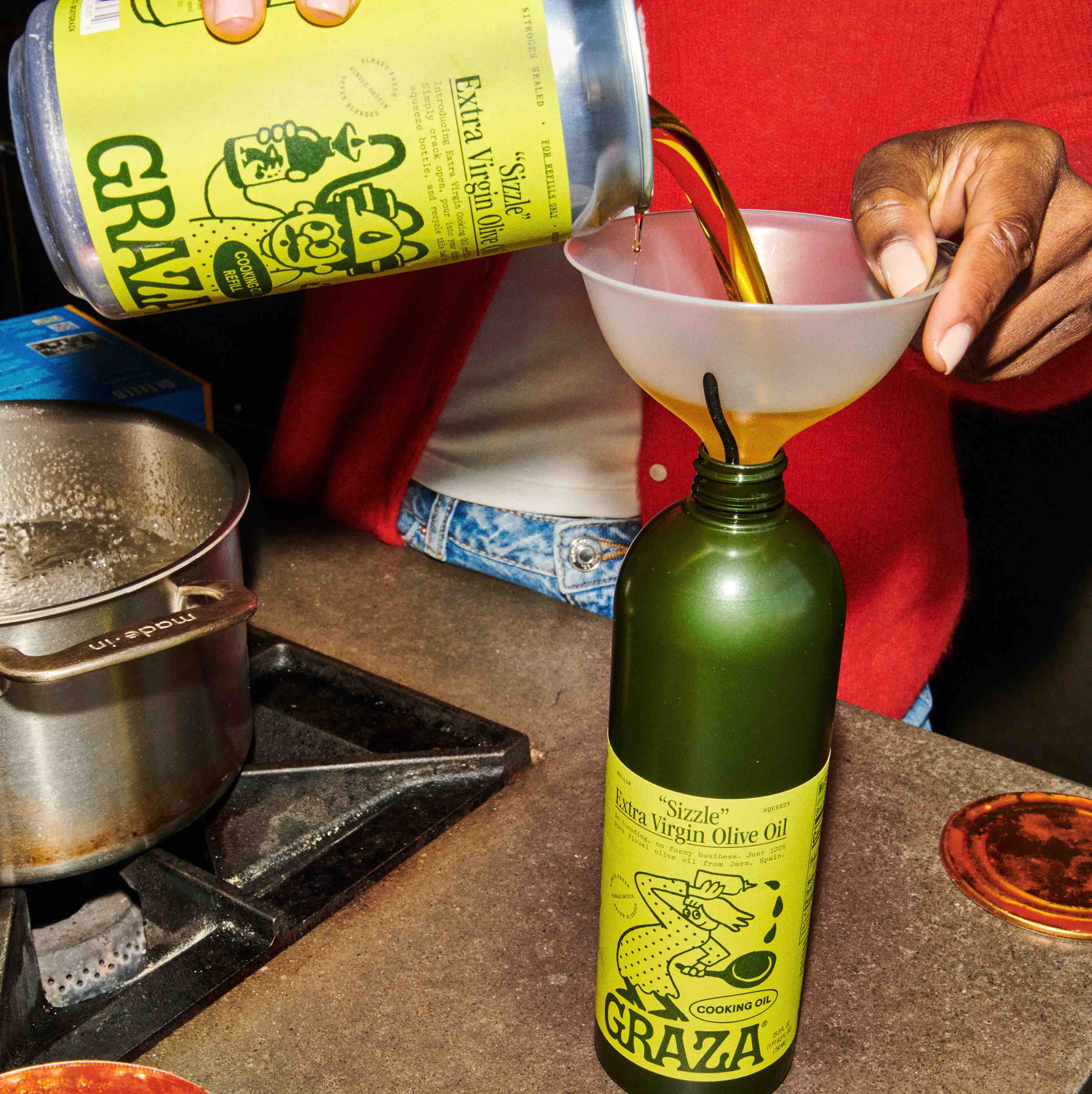 Sizzle Extra Virgin Olive Oil - Refill - Image 4