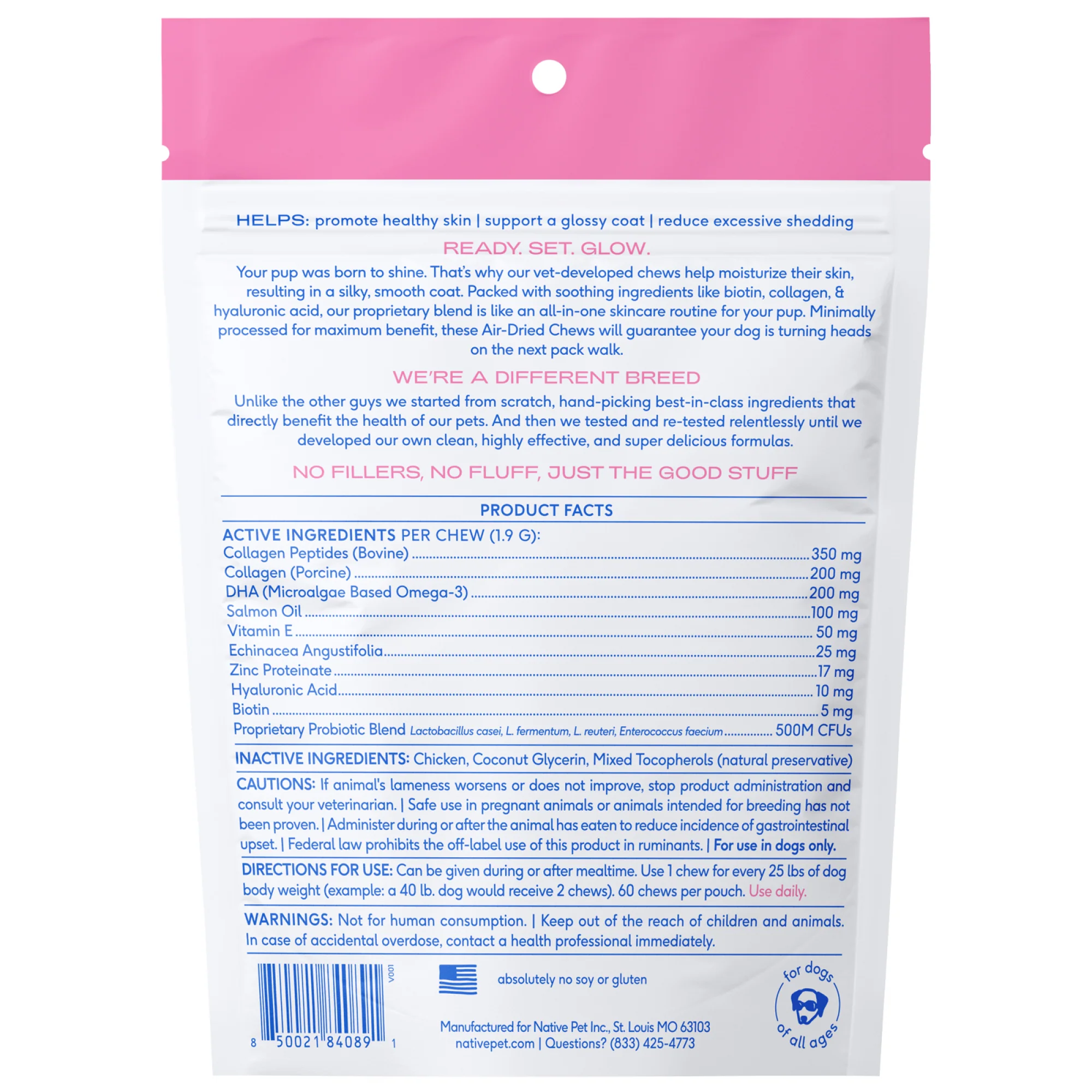 Skin and Coat Chews Supplement for Dogs - Image 3