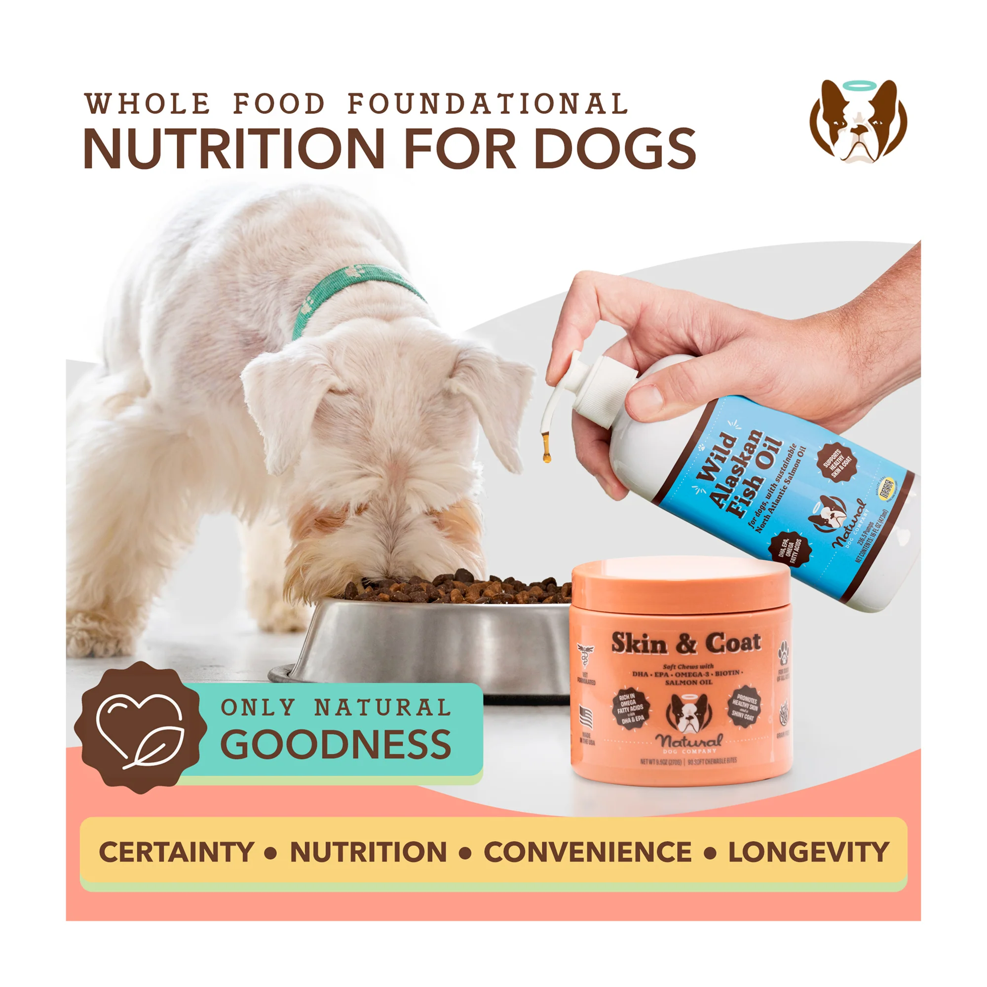 Skin & Coat Supplement for Dogs, Soft Chews - Image 5