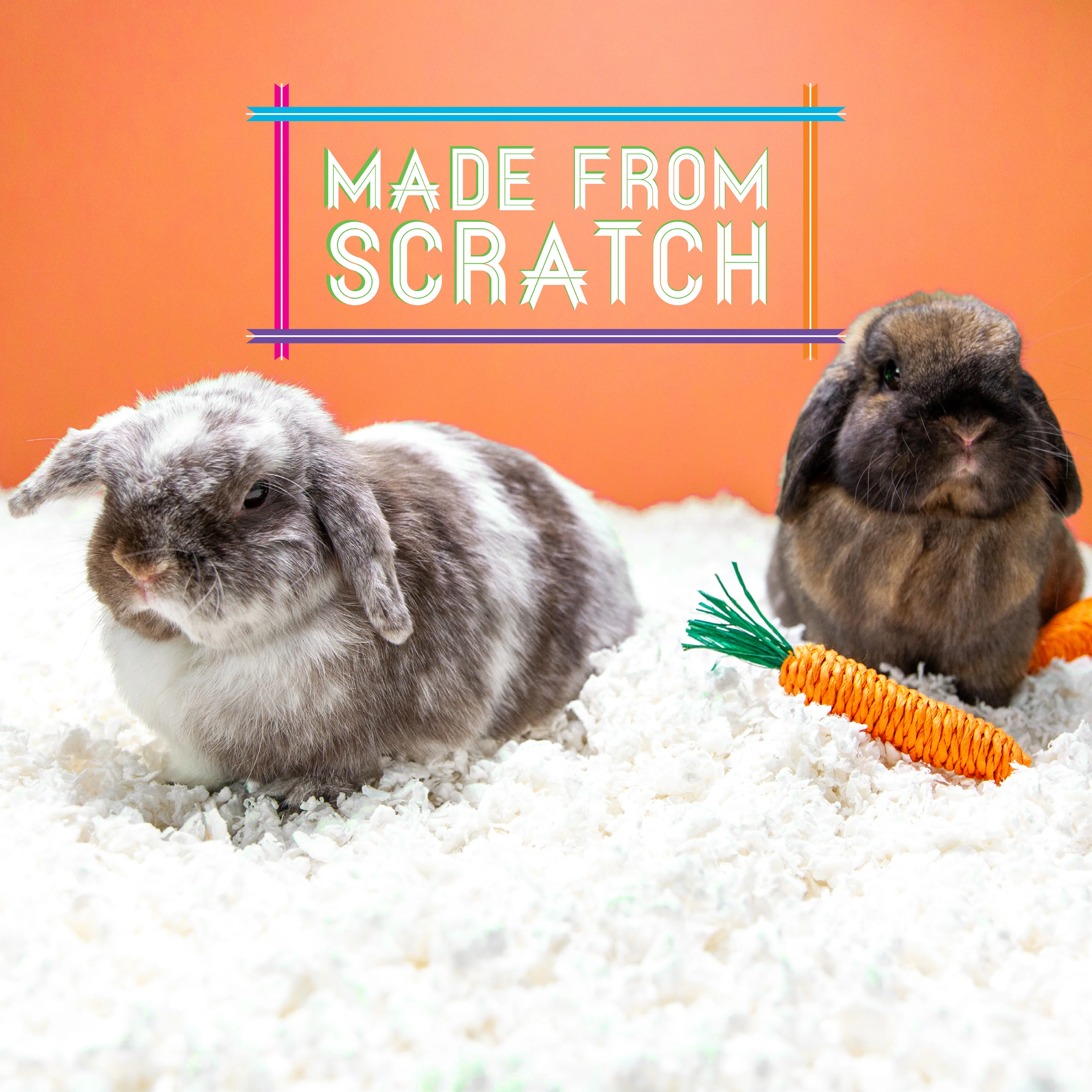Small Animal Bedding made from reclaimed paper fiber, White - Image 5